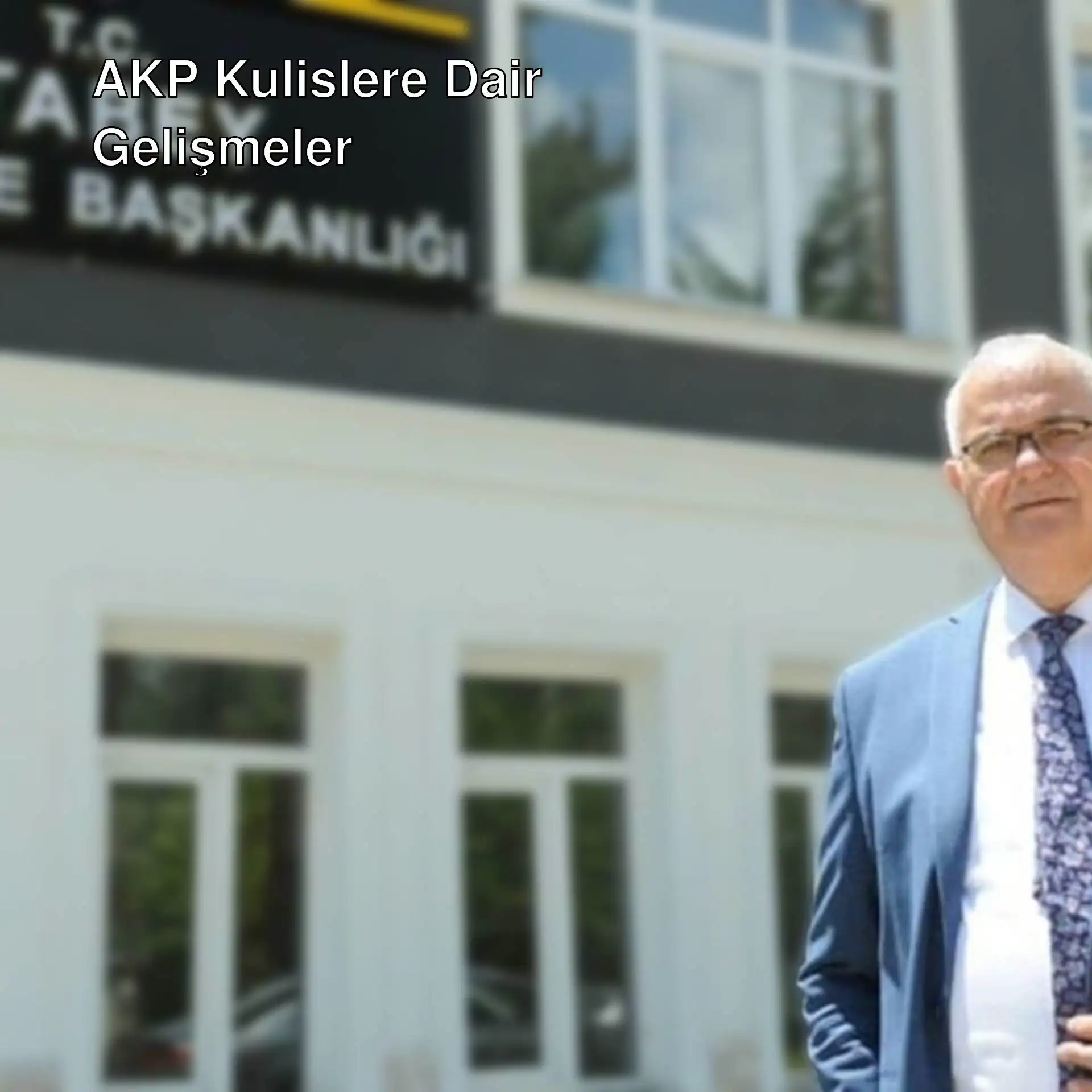 AKP'li başkanın durumu hakkında bilgi veren bir manzara. AKP'li başkanın durumu hakkında bilgi veren bir manzara.