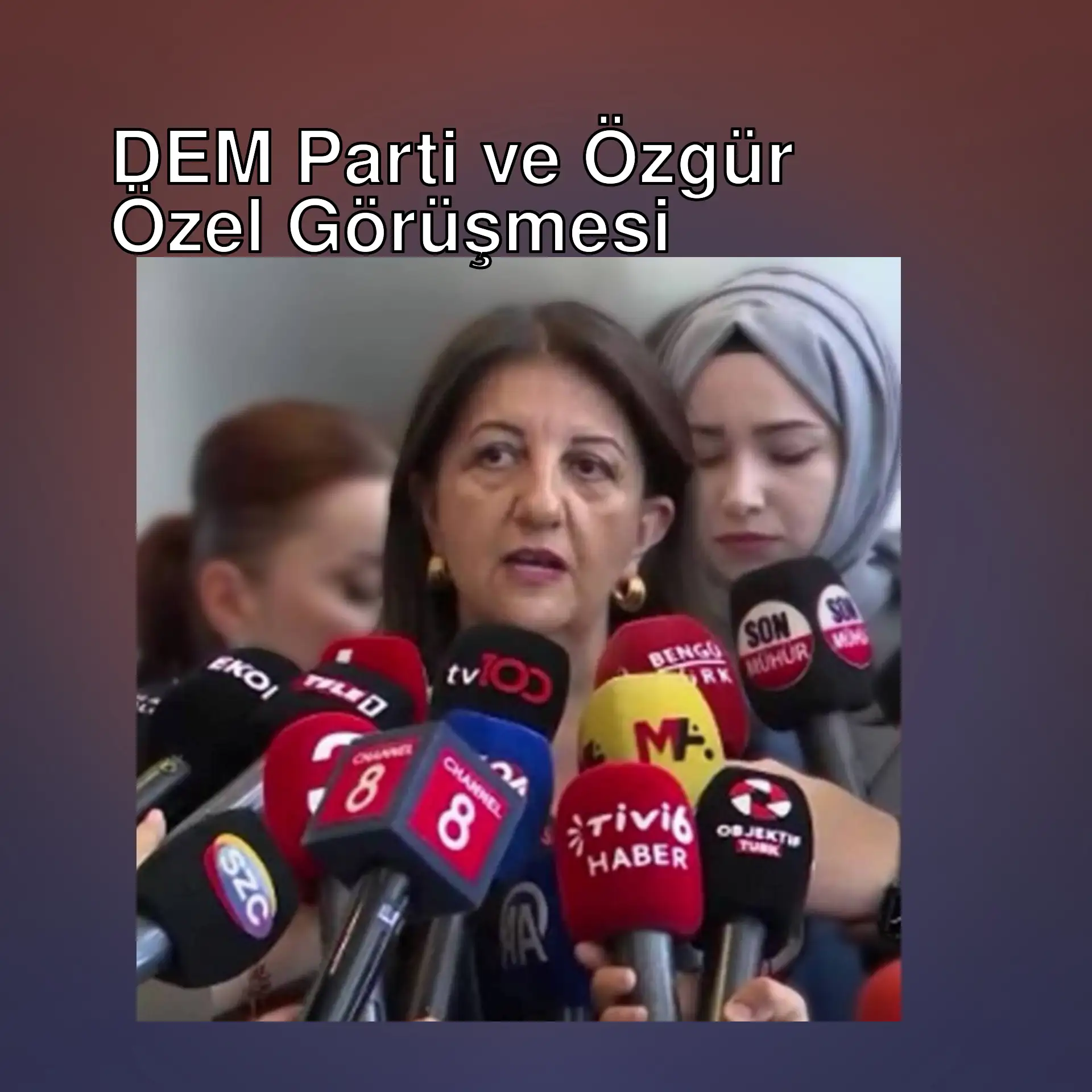 DEM Parti heyeti Özgür Özel ile görüşme yapıyor. DEM Parti heyeti Özgür Özel ile görüşme yapıyor.