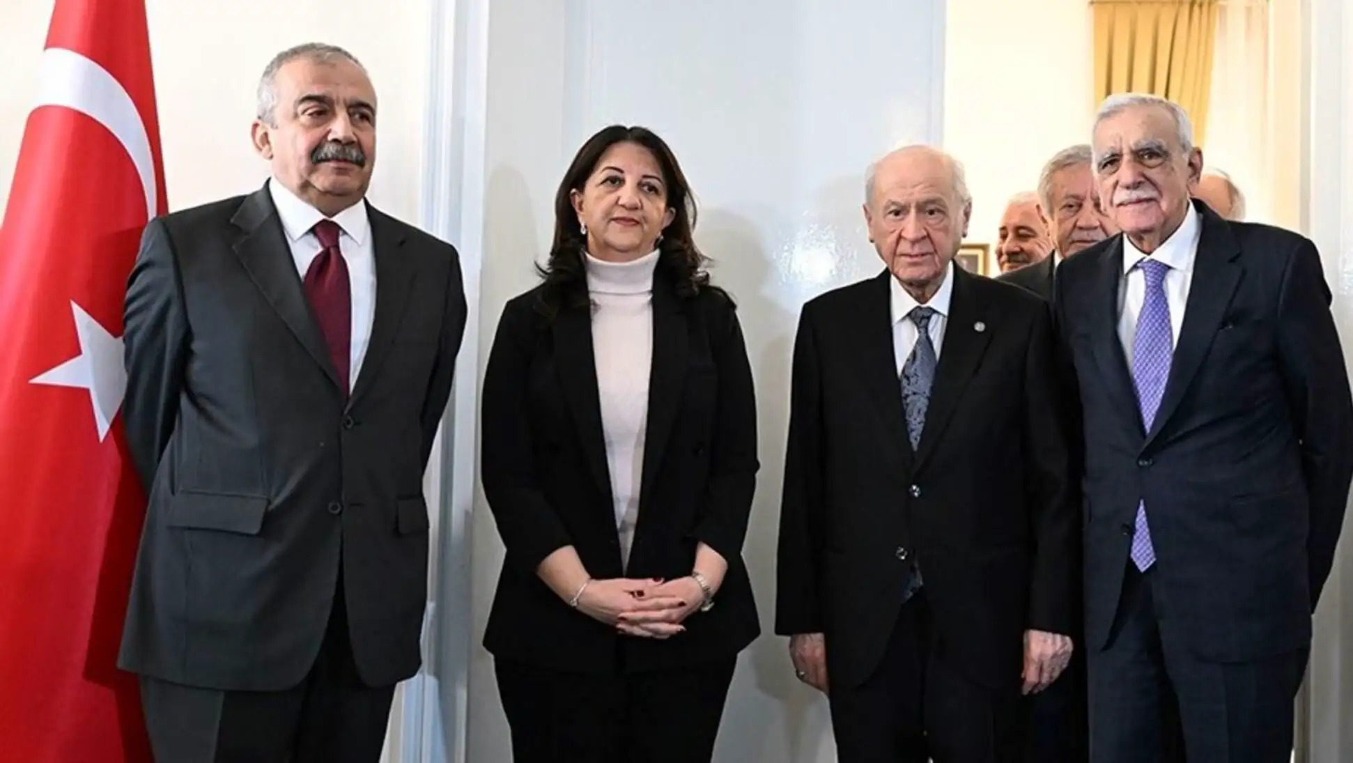 The DEM Party delegation met with CHP leader Özgür Özel.