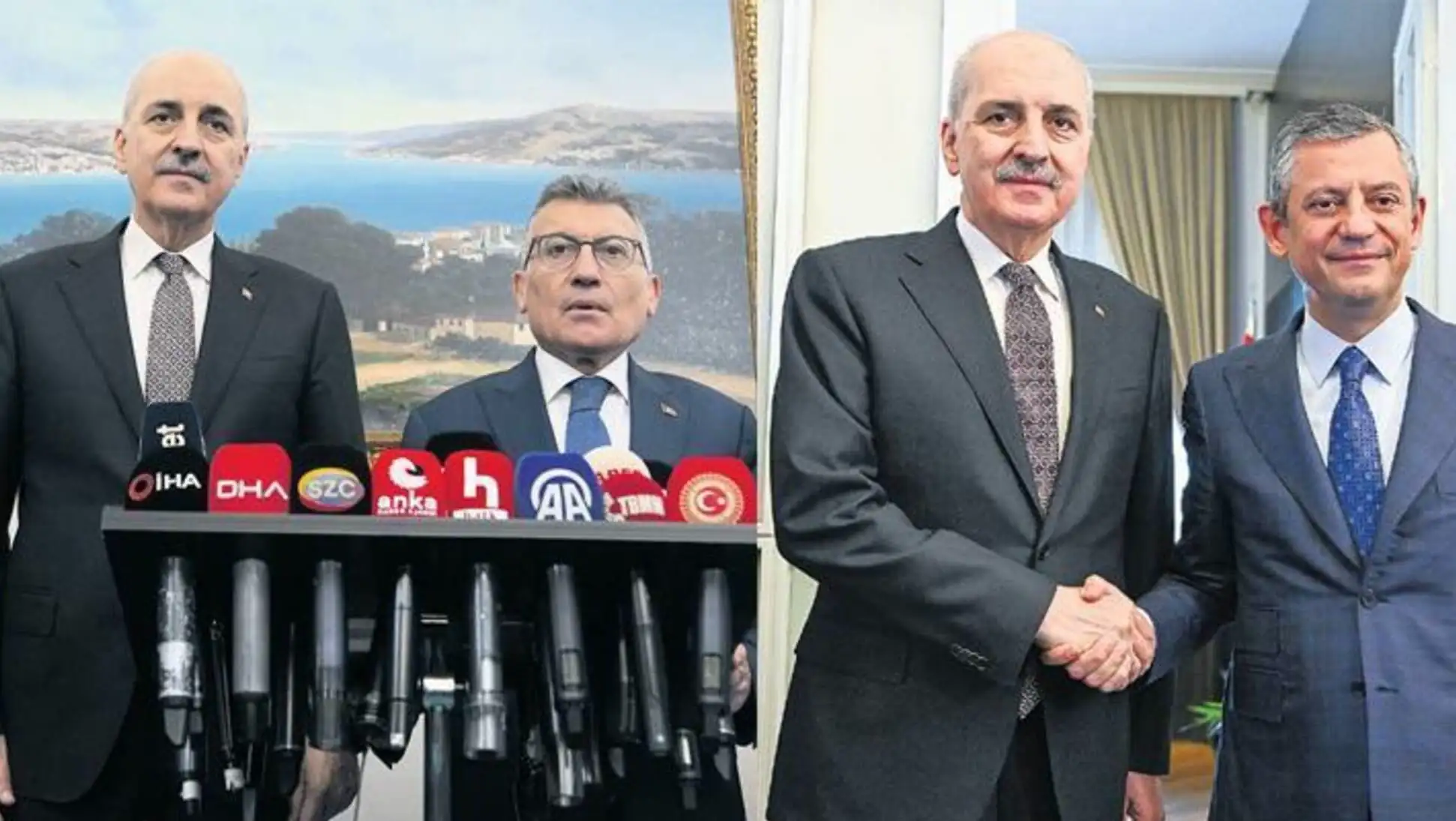 AK Party and MHP executives met. AK Party and MHP executives met.