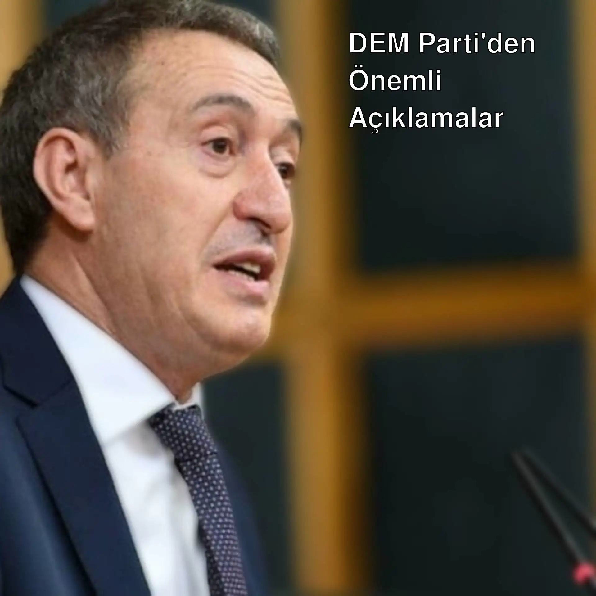 DEM Parti Eş Genel Başkanı Tuncer Bakırhan basın toplantısında konuşuyor. DEM Parti Eş Genel Başkanı Tuncer Bakırhan basın toplantısında konuşuyor.