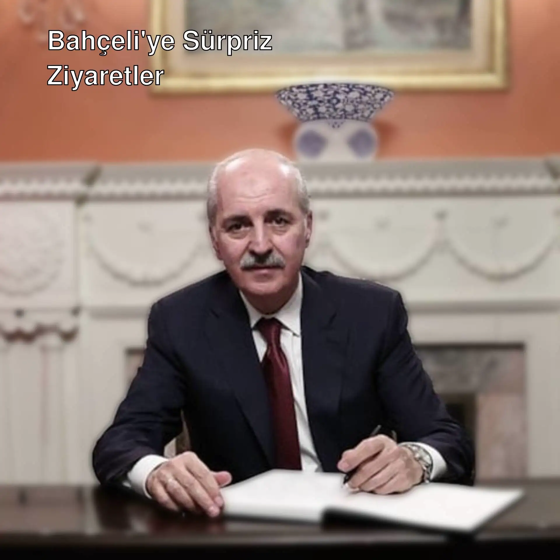 Devlet Bahçeli'yi ziyaret eden Numan Kurtulmuş. Devlet Bahçeli'yi ziyaret eden Numan Kurtulmuş.