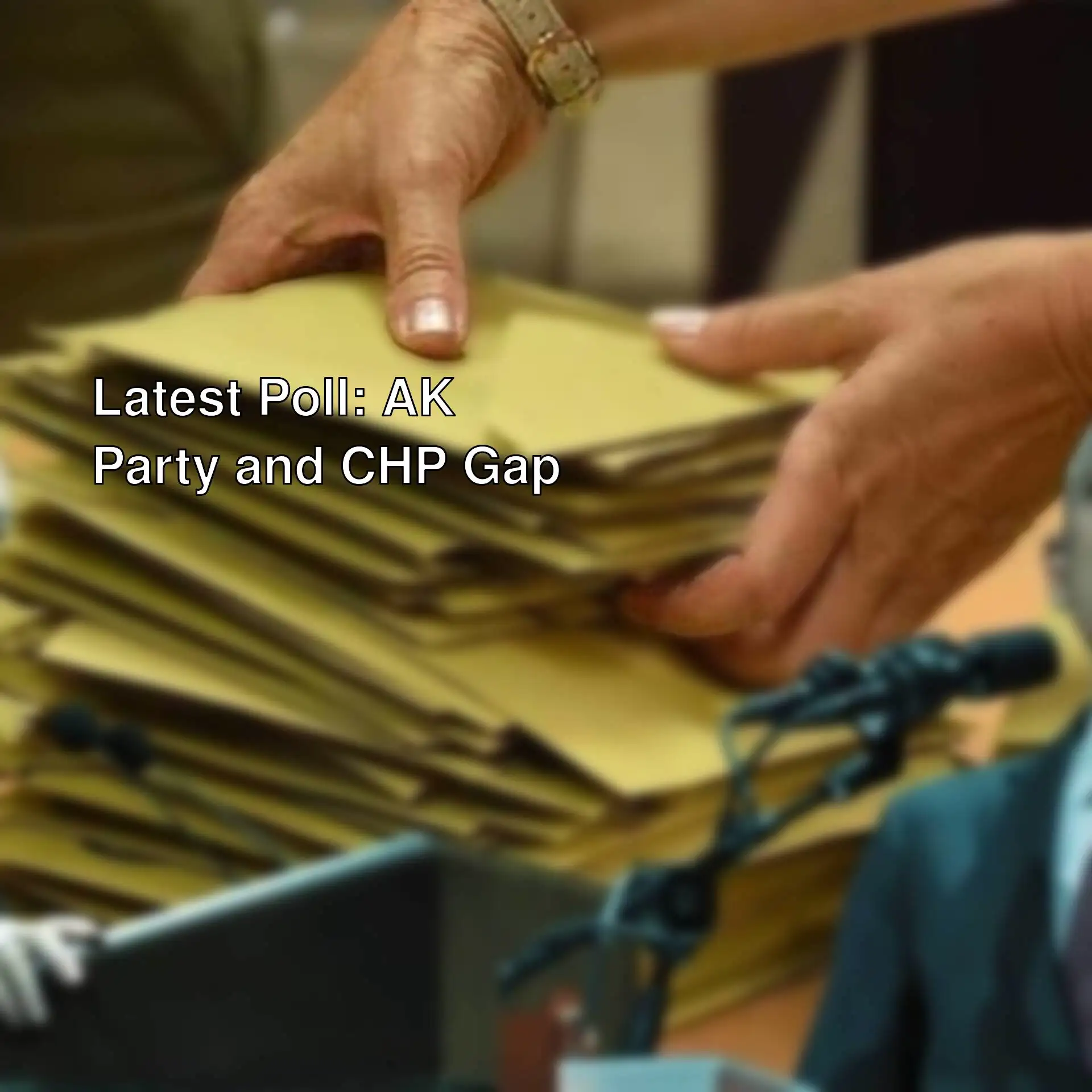 A person holding a stack of envelopes. A person holding a stack of envelopes.