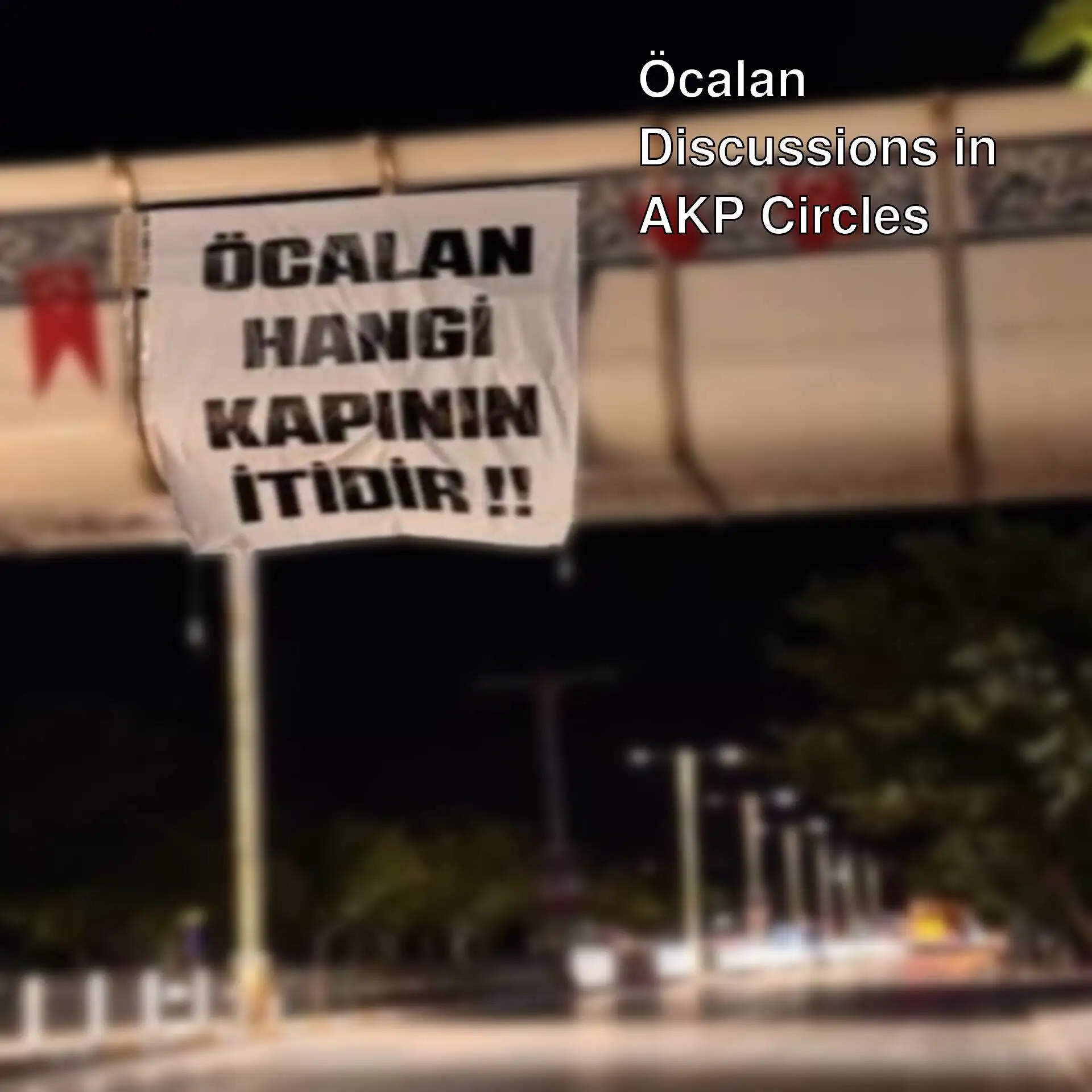 A banner in Elazig. A banner in Elazig.