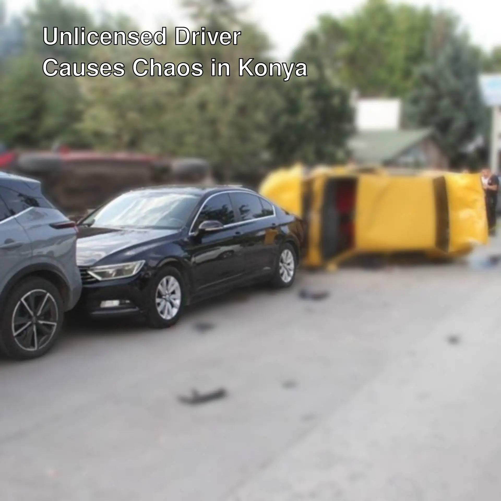 A traffic accident in Konya