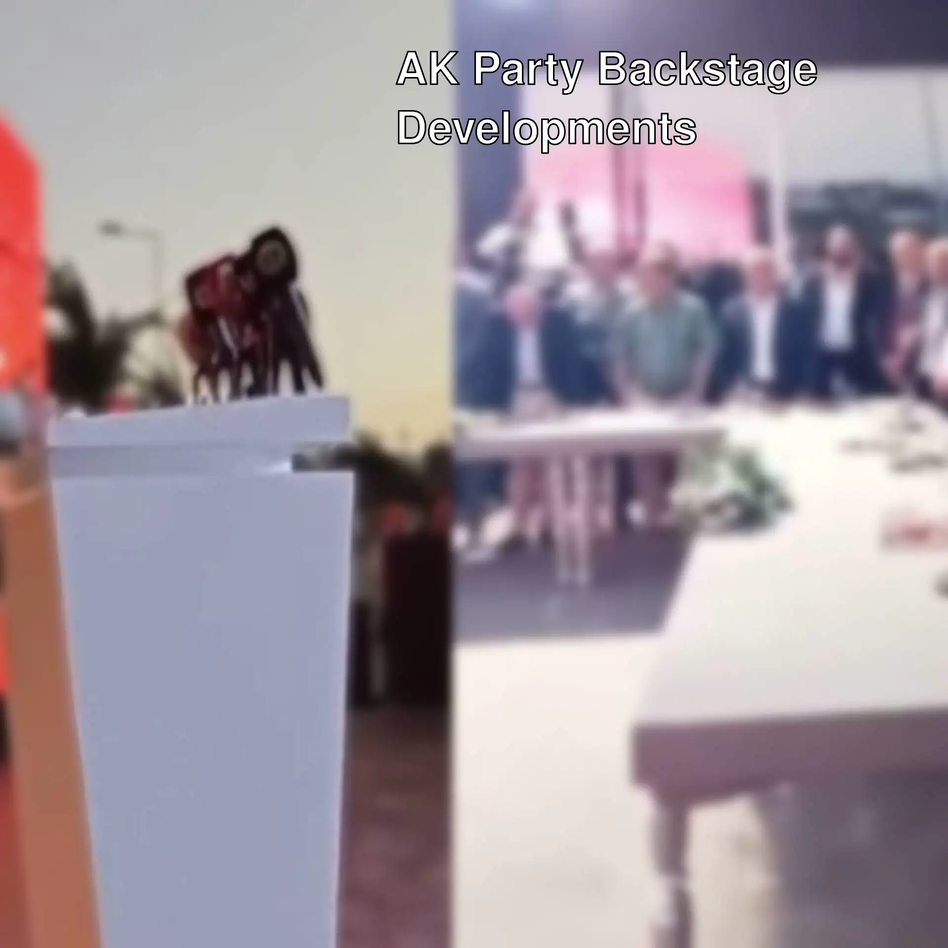 AKP Deputy Murat Cahit Cıngı speaking at a press conference. AKP Deputy Murat Cahit Cıngı speaking at a press conference.