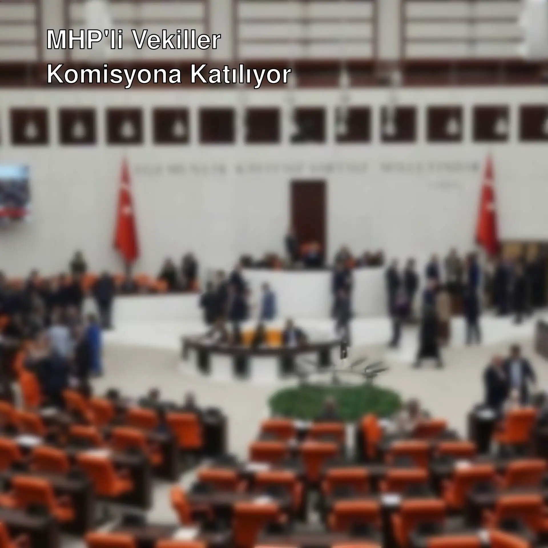 MHP milletvekilleri toplantıda.