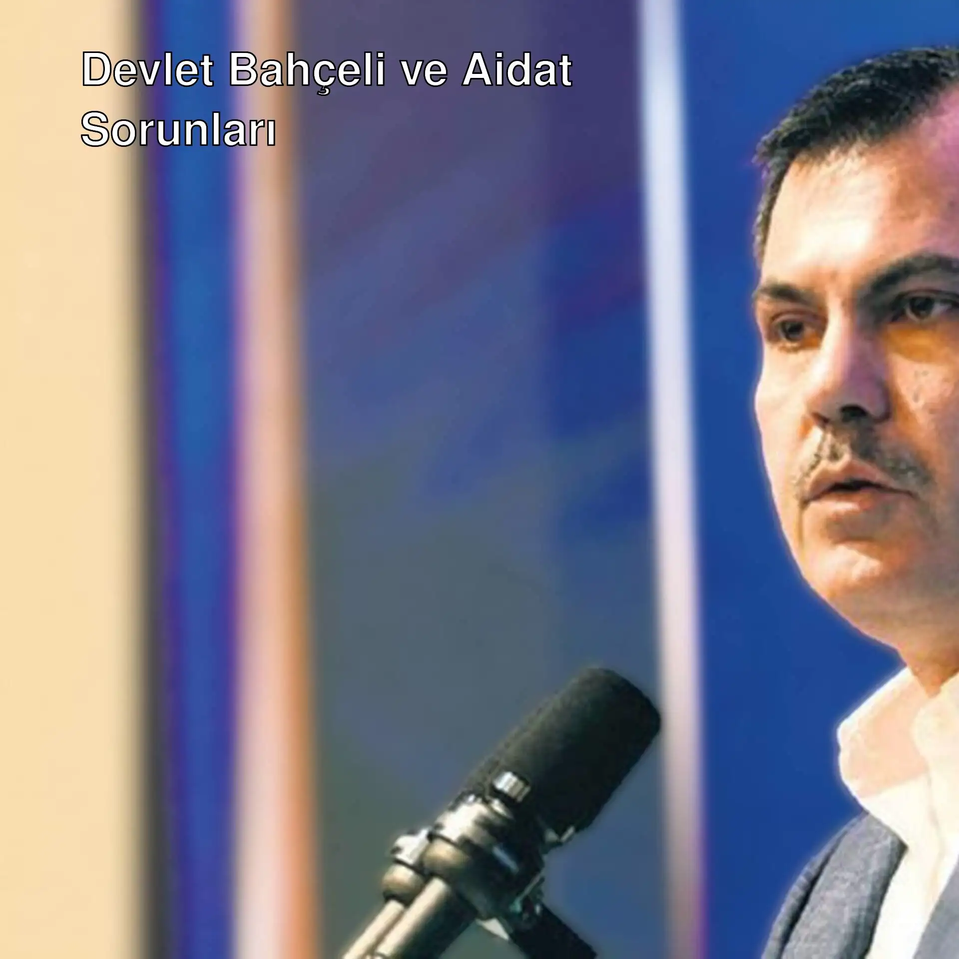Devlet Bahçeli, yüksek aidat sorunları hakkında konuşuyor.