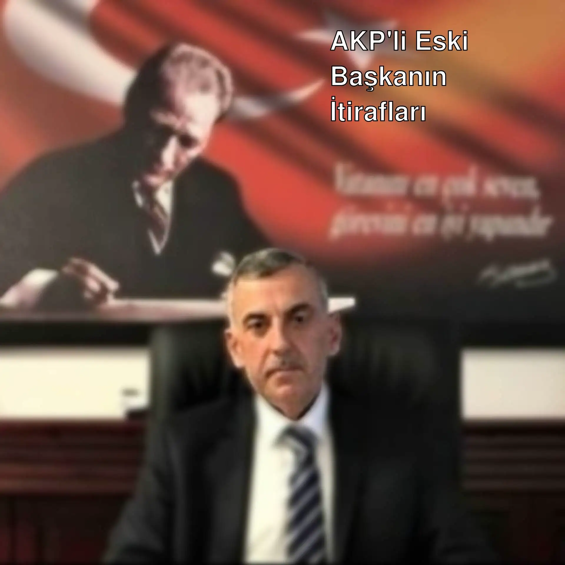 Eski AKP'li belediye başkanı Ahmet Basa'nın oturduğu yer. Eski AKP'li belediye başkanı Ahmet Basa'nın oturduğu yer.