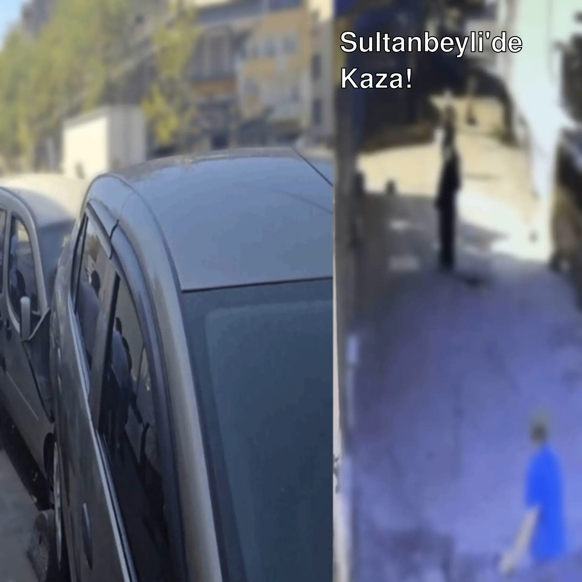 Sultanbeyli'de kayan TIR'ın çarptığı araçlar. Sultanbeyli'de kayan TIR'ın çarptığı araçlar.