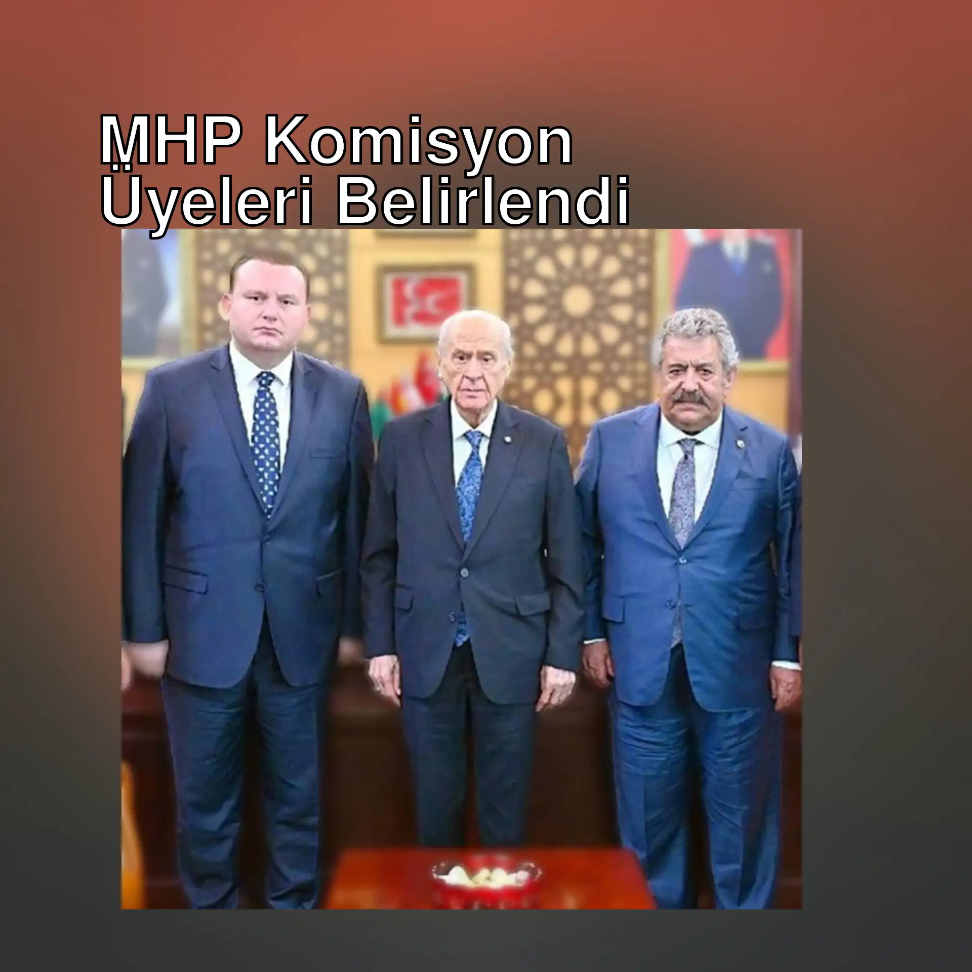 MHP Genel Başkan Yardımcısı Feti Yıldız, komisyon üyeleriyle birlikte. MHP Genel Başkan Yardımcısı Feti Yıldız, komisyon üyeleriyle birlikte.