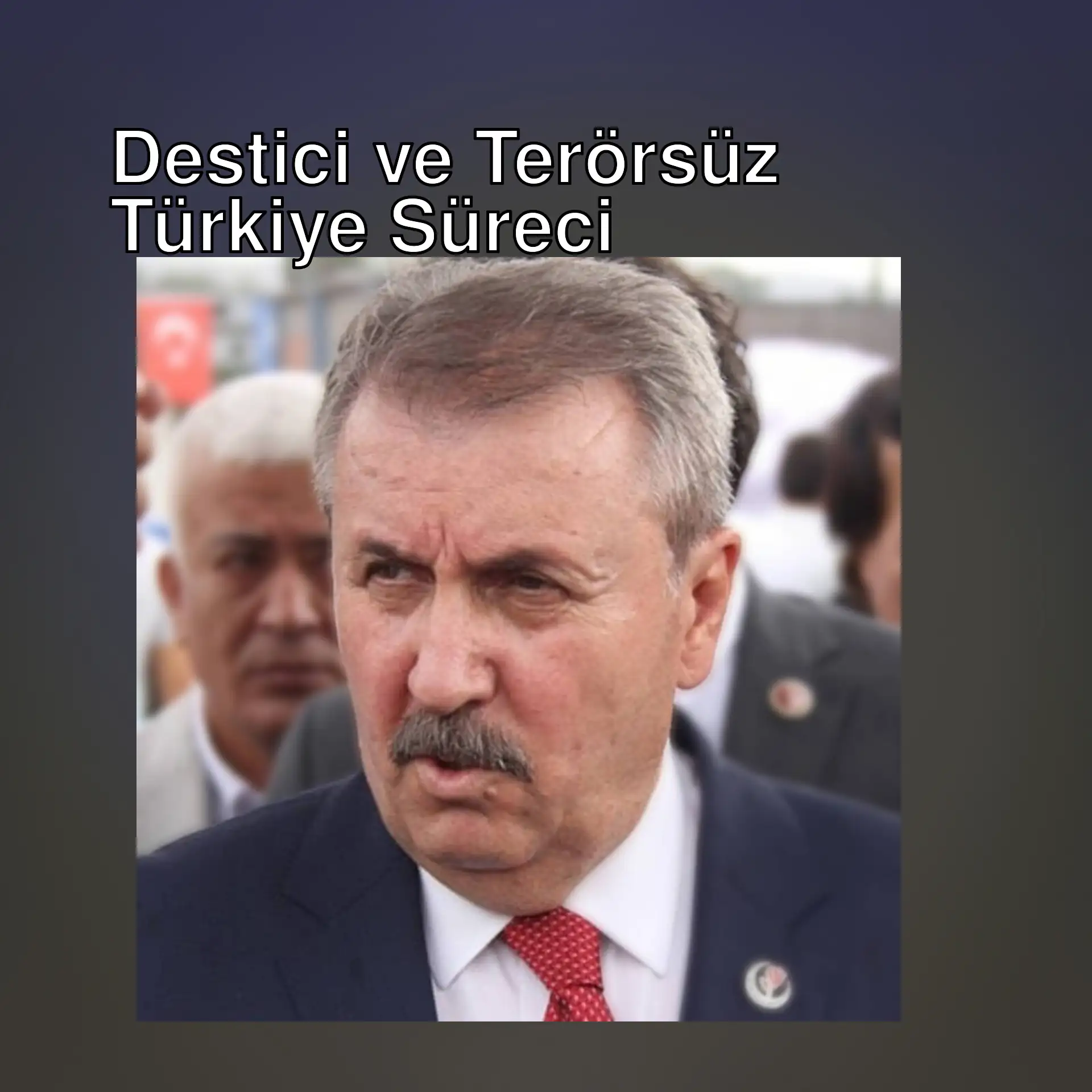 Mustafa Destici, terörsüz Türkiye süreci hakkında konuşuyor. Mustafa Destici, terörsüz Türkiye süreci hakkında konuşuyor.
