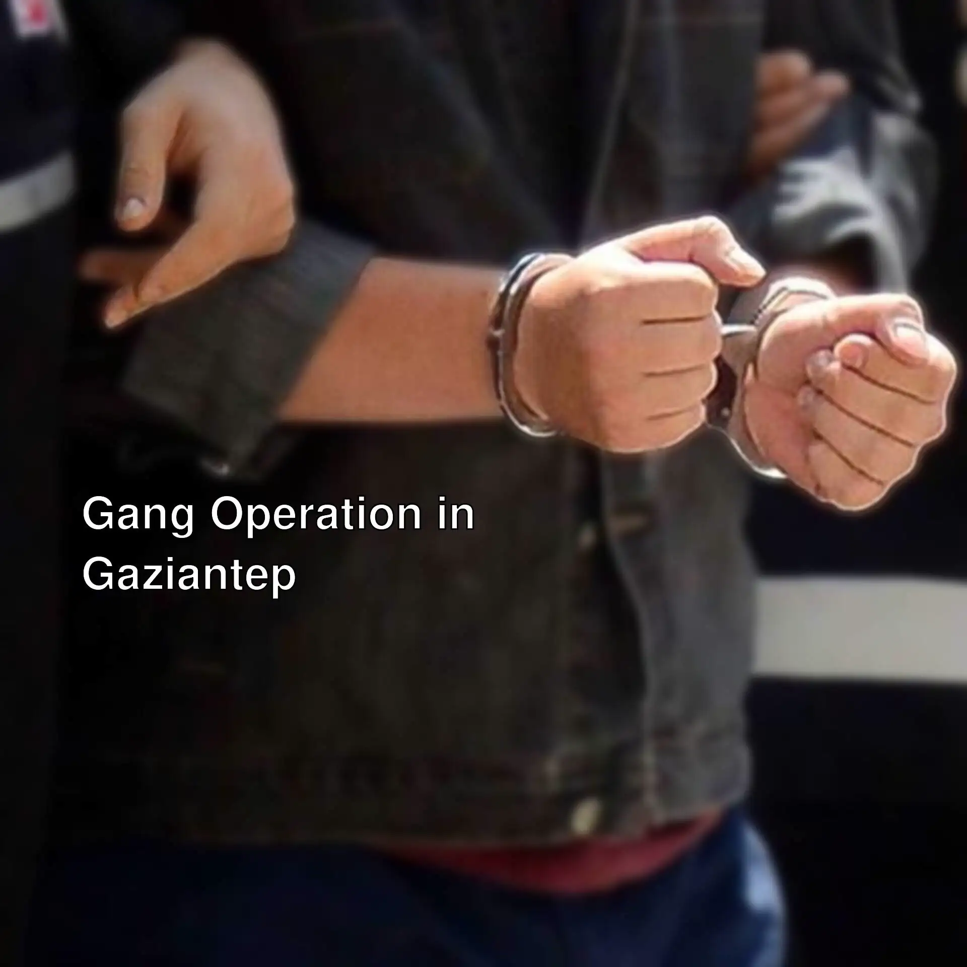 A person arrested during the fraud operation in Gaziantep. A person arrested during the fraud operation in Gaziantep.