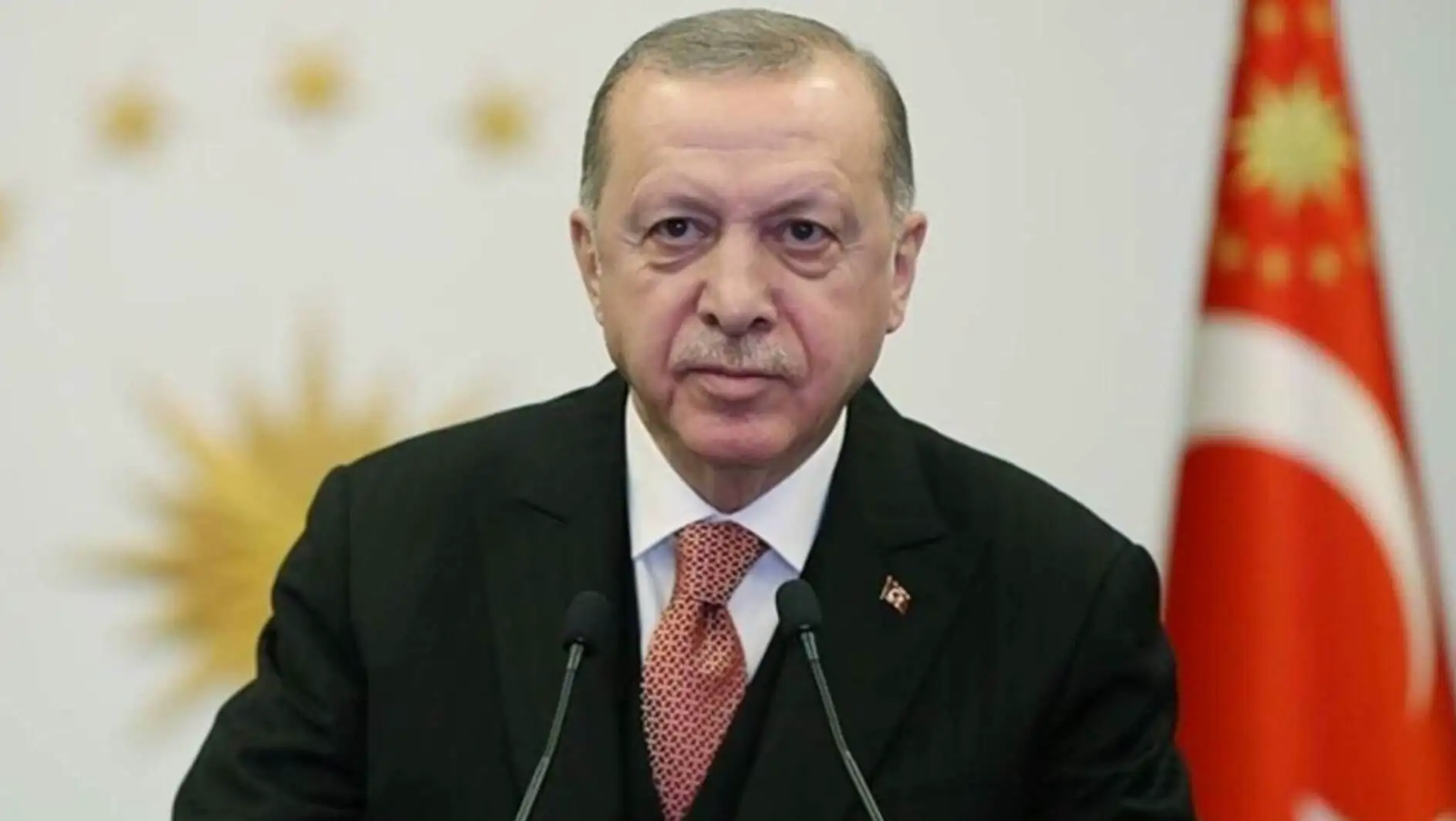 President Erdoğan during the meeting with Prime Minister Starmer. President Erdoğan during the meeting with Prime Minister Starmer.