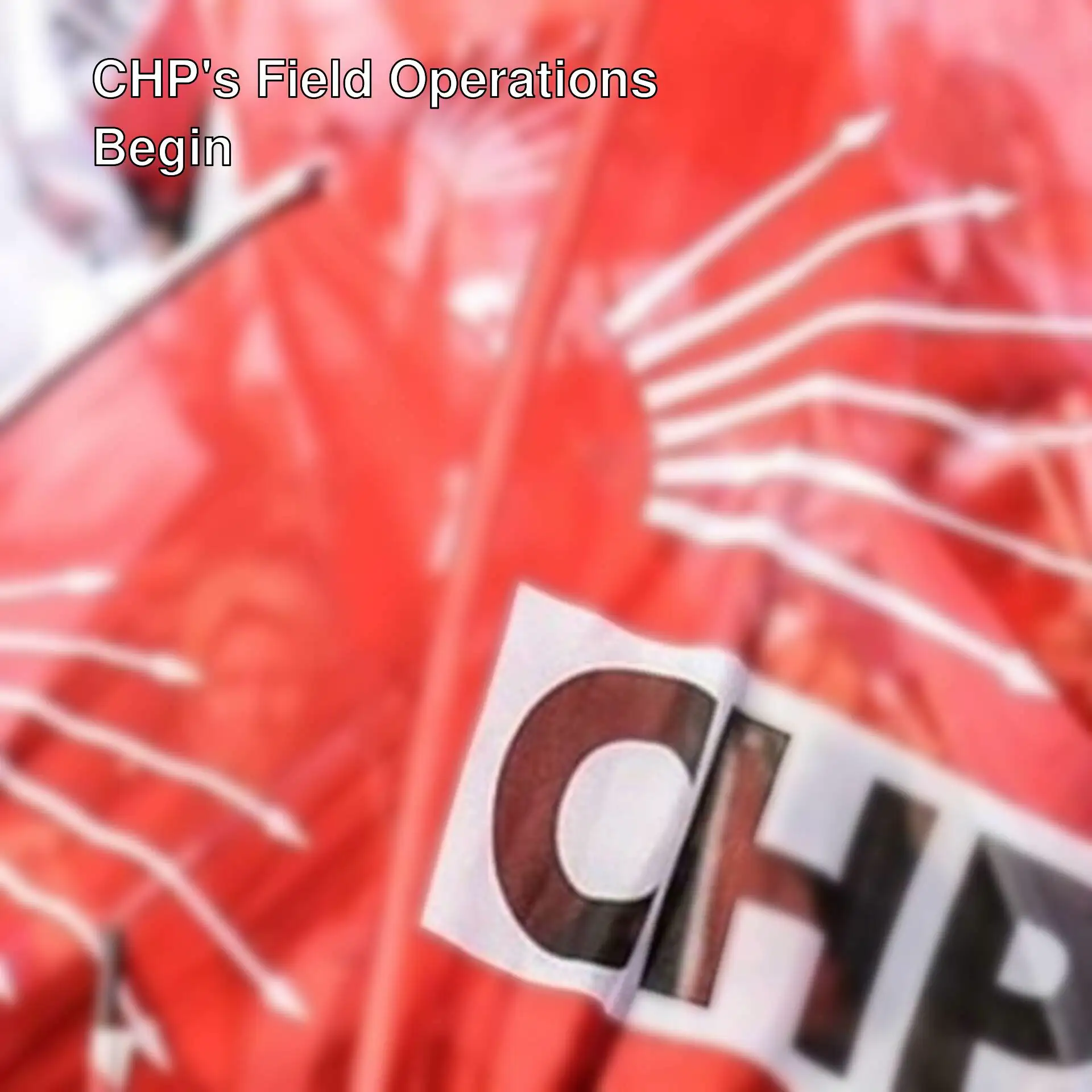 A flag symbolizing CHP's field operations.