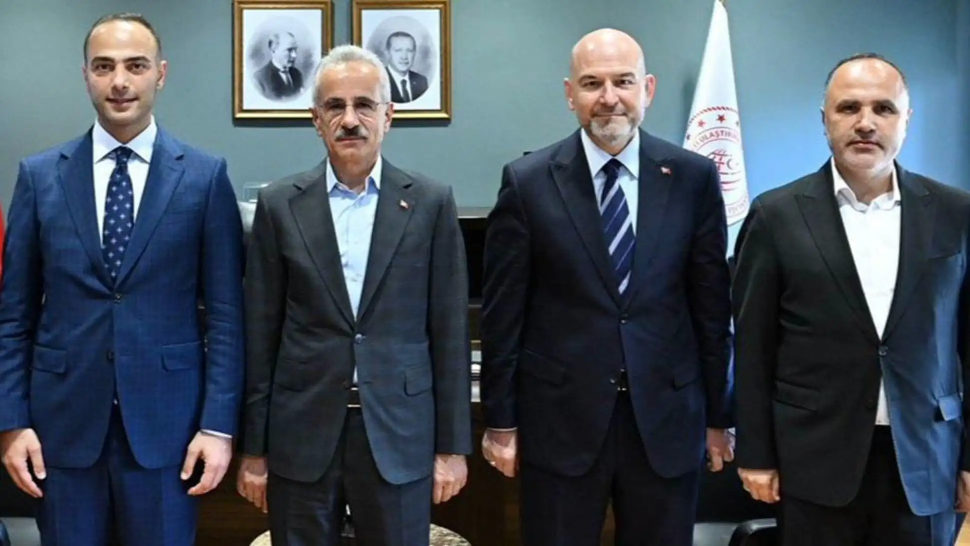 Süleyman Soylu ve Eray Karadeniz, bakanlarla bir araya geldi.