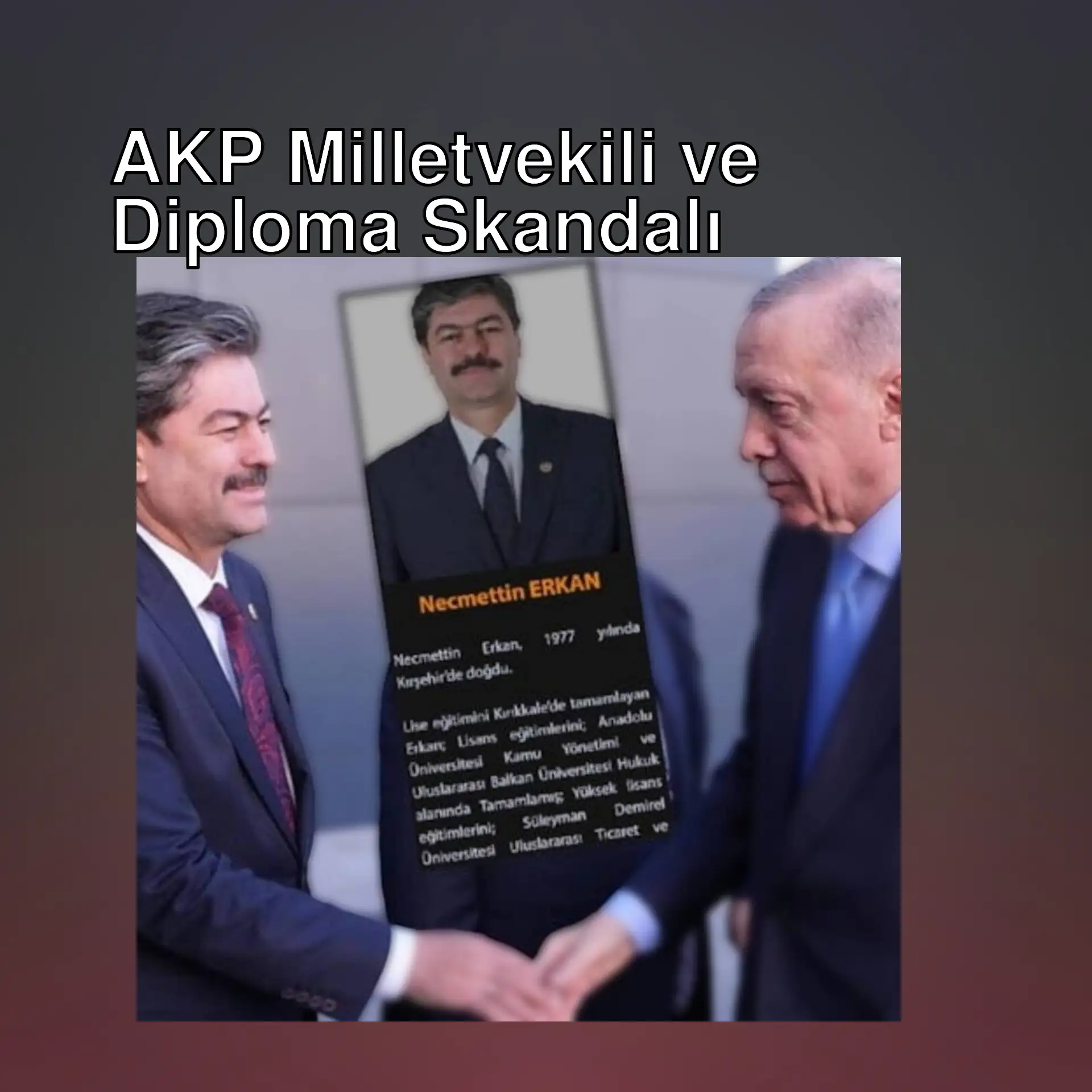 AKP'li vekilden sahte diploma skandalı sonrası dikkat çeken değişiklik AKP'li vekilden sahte diploma skandalı sonrası dikkat çeken değişiklik
