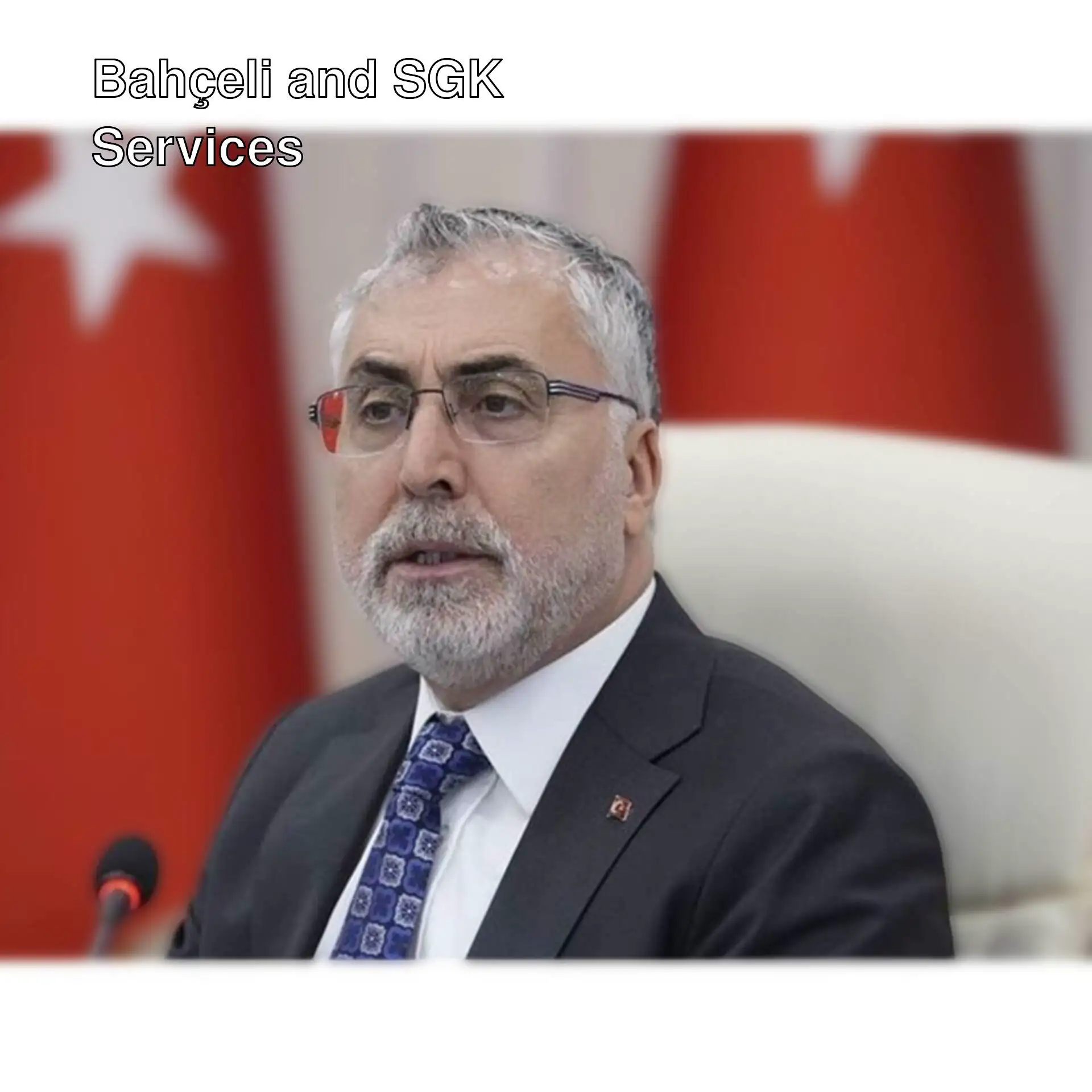 Devlet Bahçeli's agenda includes SGK services. Devlet Bahçeli's agenda includes SGK services.