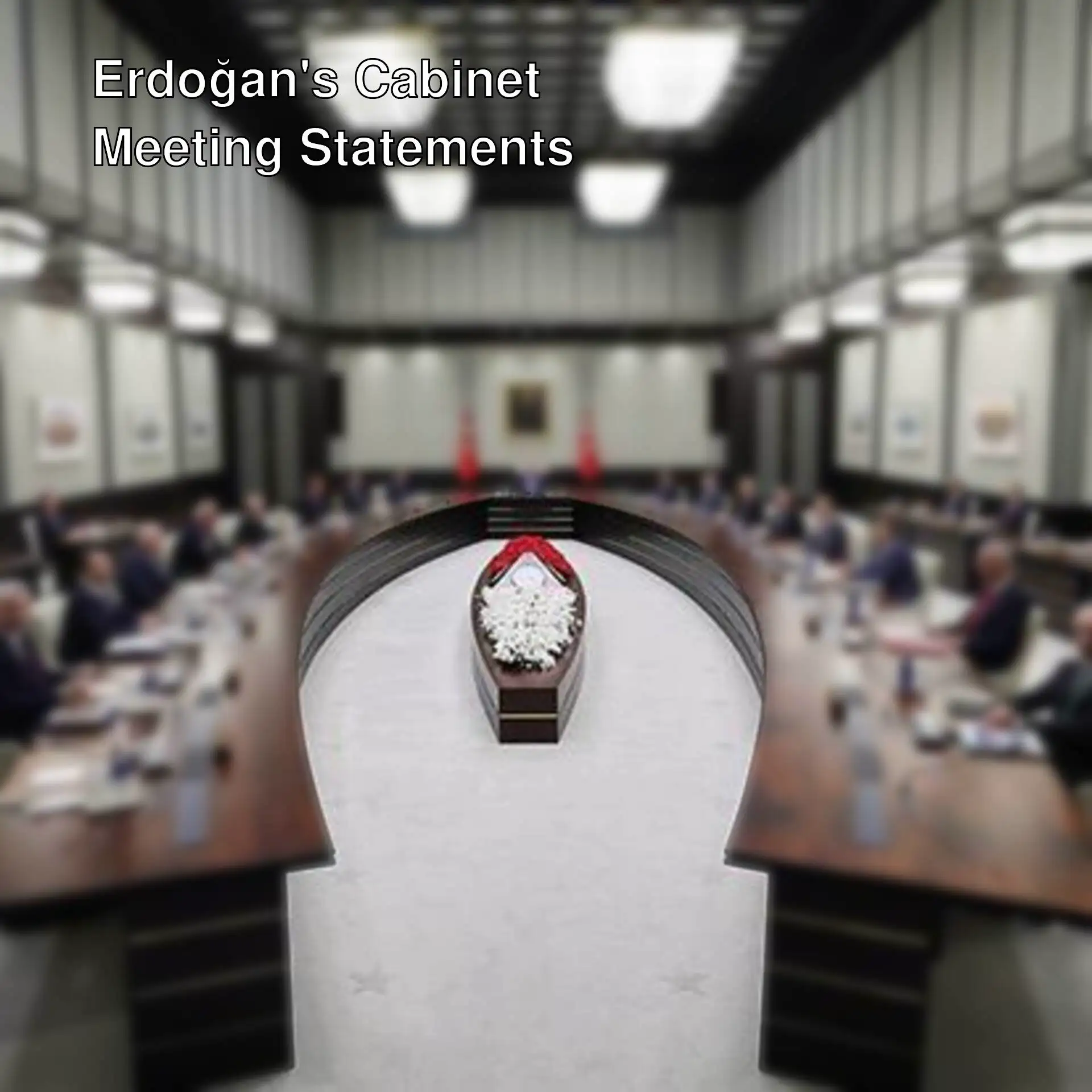 President Erdoğan speaks at the Cabinet meeting.