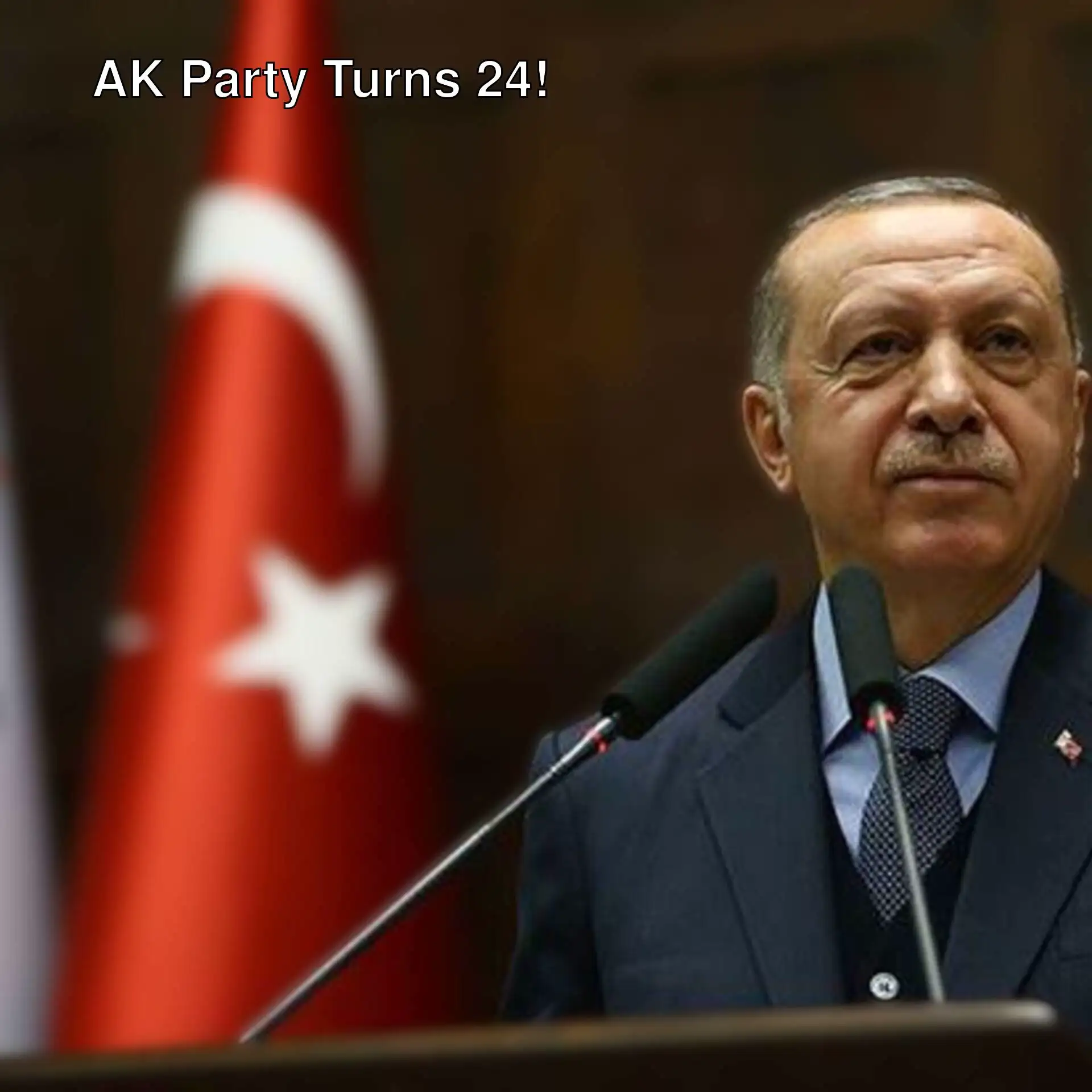 AK Party celebrates its 24th anniversary. AK Party celebrates its 24th anniversary.