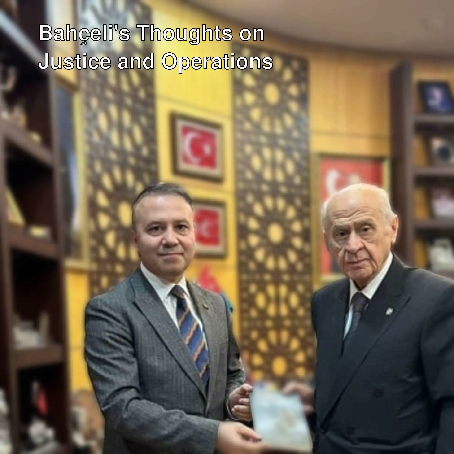 Yıldıray Çiçek, advisor to Devlet Bahçeli, speaks about justice. Yıldıray Çiçek, advisor to Devlet Bahçeli, speaks about justice.