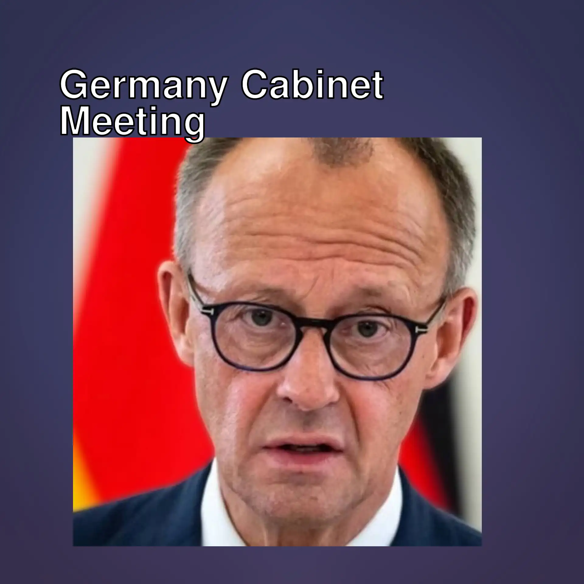 German Chancellor Friedrich Merz at the meeting. German Chancellor Friedrich Merz at the meeting.