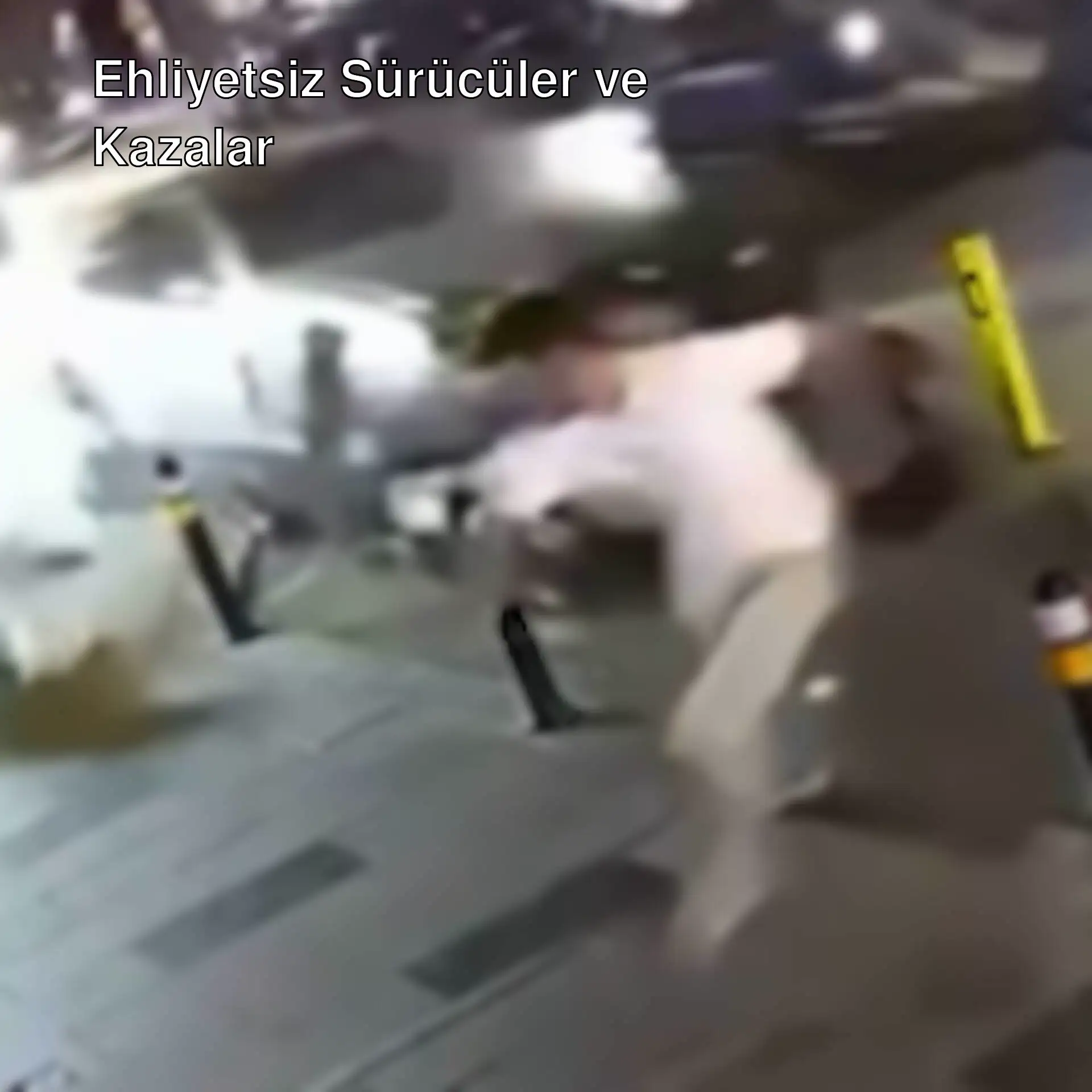 Ehliyetsiz sürücü ortalığı savaş alanına çevirdi. Ehliyetsiz sürücü ortalığı savaş alanına çevirdi.