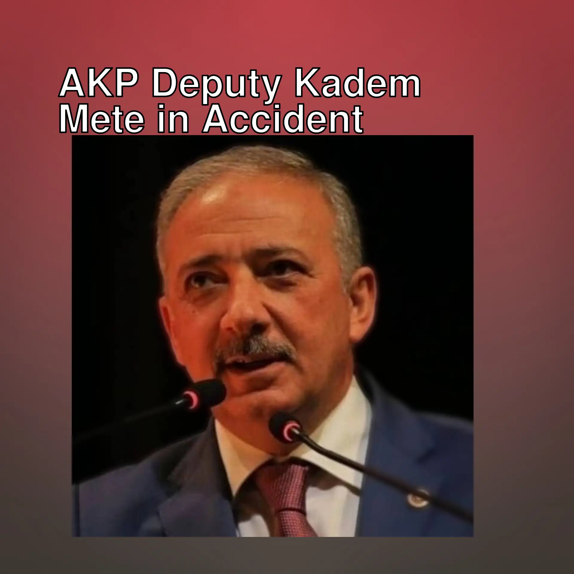 AK Party Muğla Deputy Kadem Mete at a press conference. AK Party Muğla Deputy Kadem Mete at a press conference.