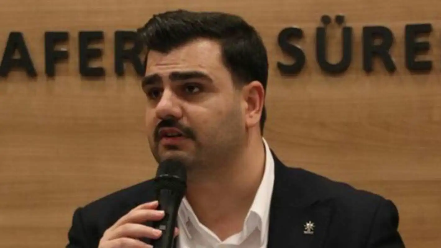 Eyyup Kadir Inan speaking at a press conference. Eyyup Kadir Inan speaking at a press conference.