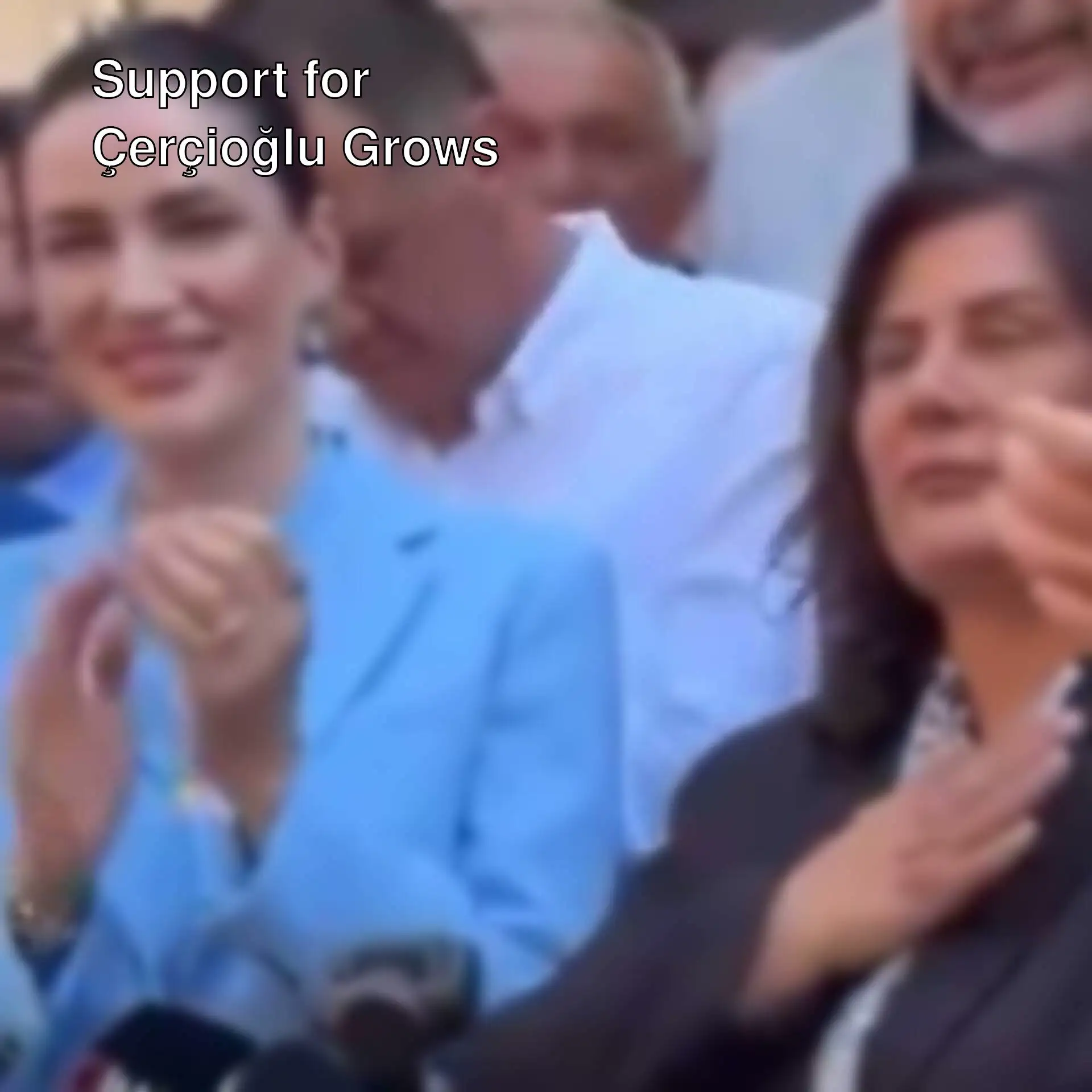 AKP Deputy applauding Çerçioğlu. AKP Deputy applauding Çerçioğlu.