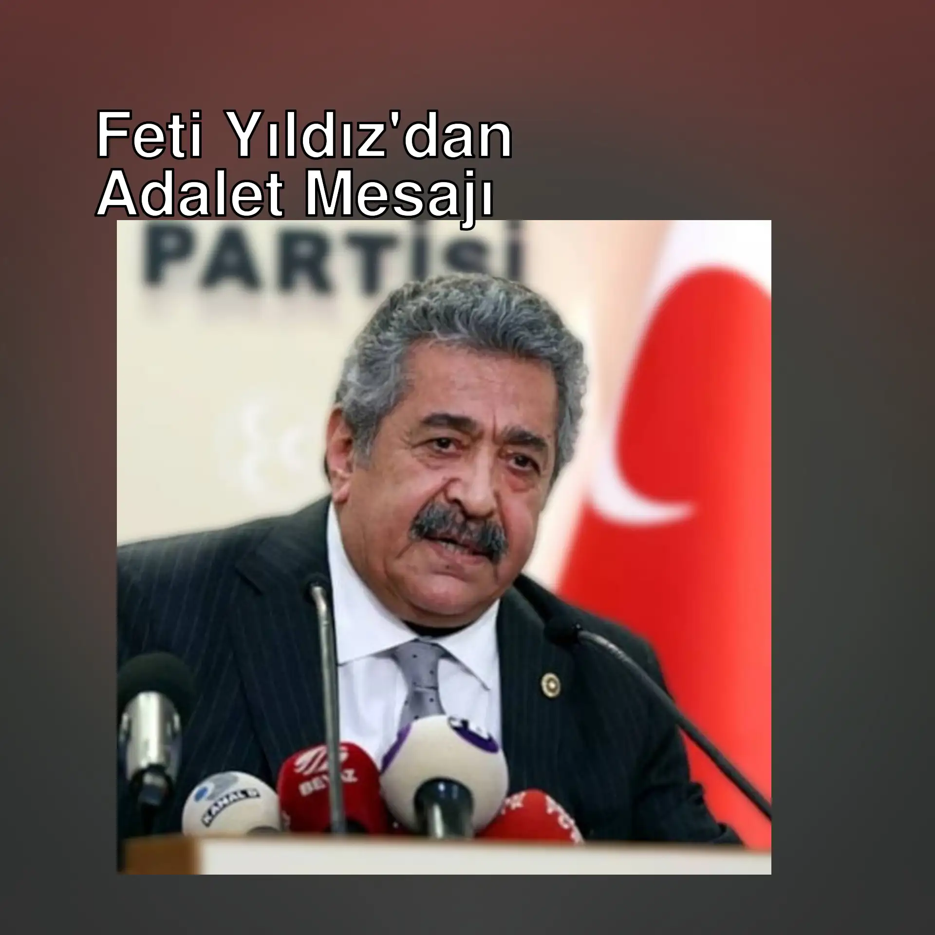 MHP Genel Başkan Yardımcısı Feti Yıldız basın toplantısında. MHP Genel Başkan Yardımcısı Feti Yıldız basın toplantısında.