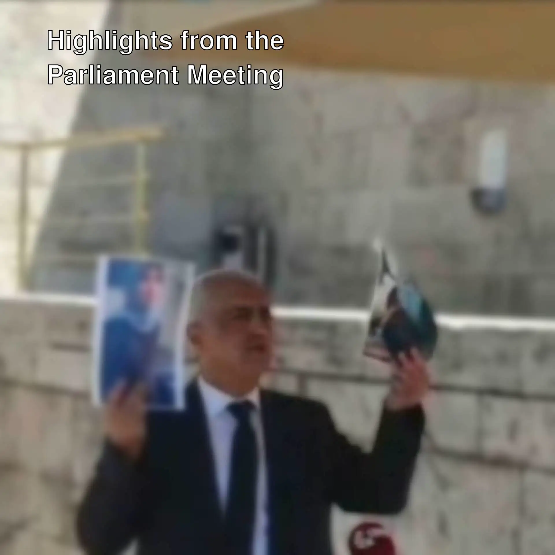 Ömer Faruk Gergerlioğlu holding a press conference. Ömer Faruk Gergerlioğlu holding a press conference.