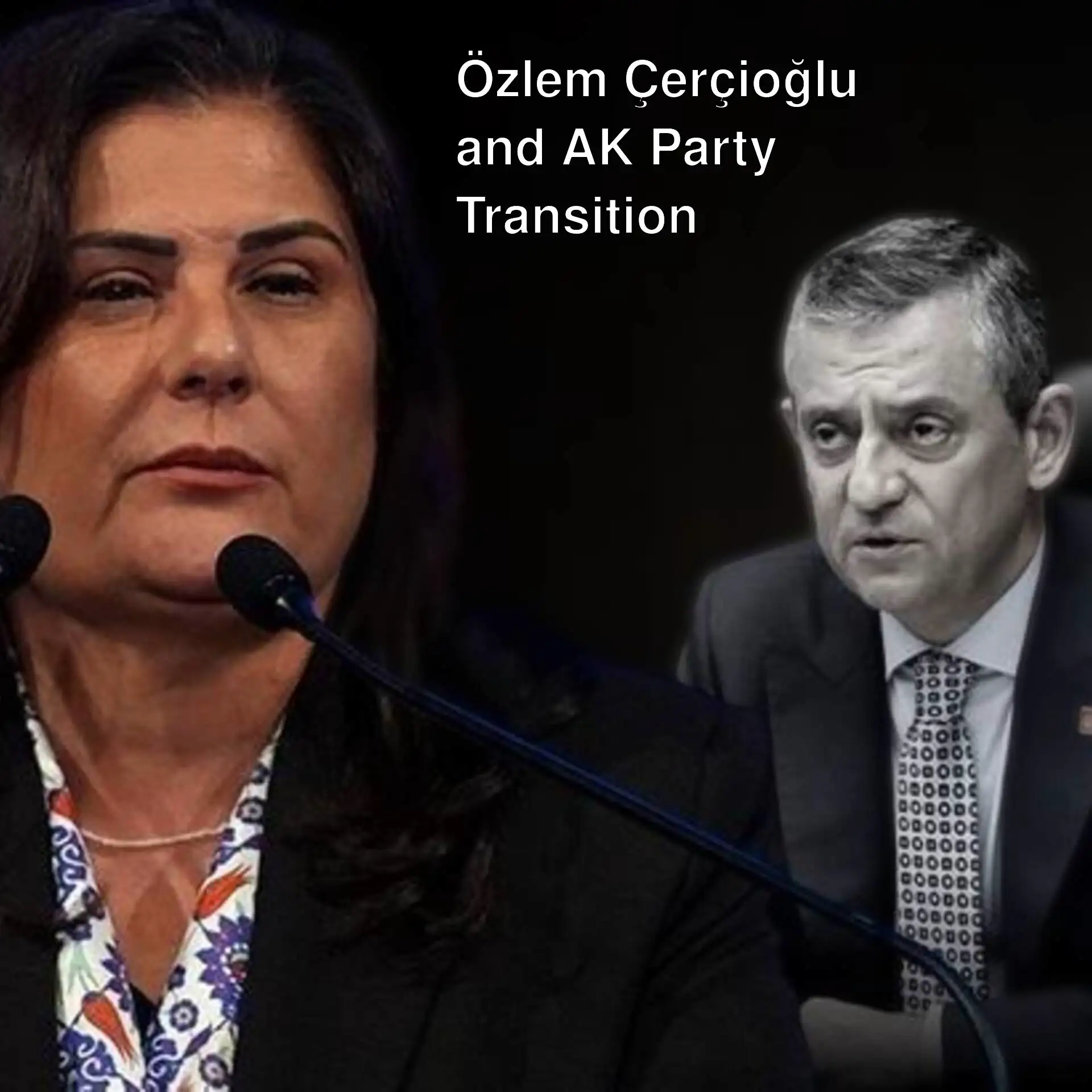 Özlem Çerçioğlu speaks about joining the AK Party. Özlem Çerçioğlu speaks about joining the AK Party.