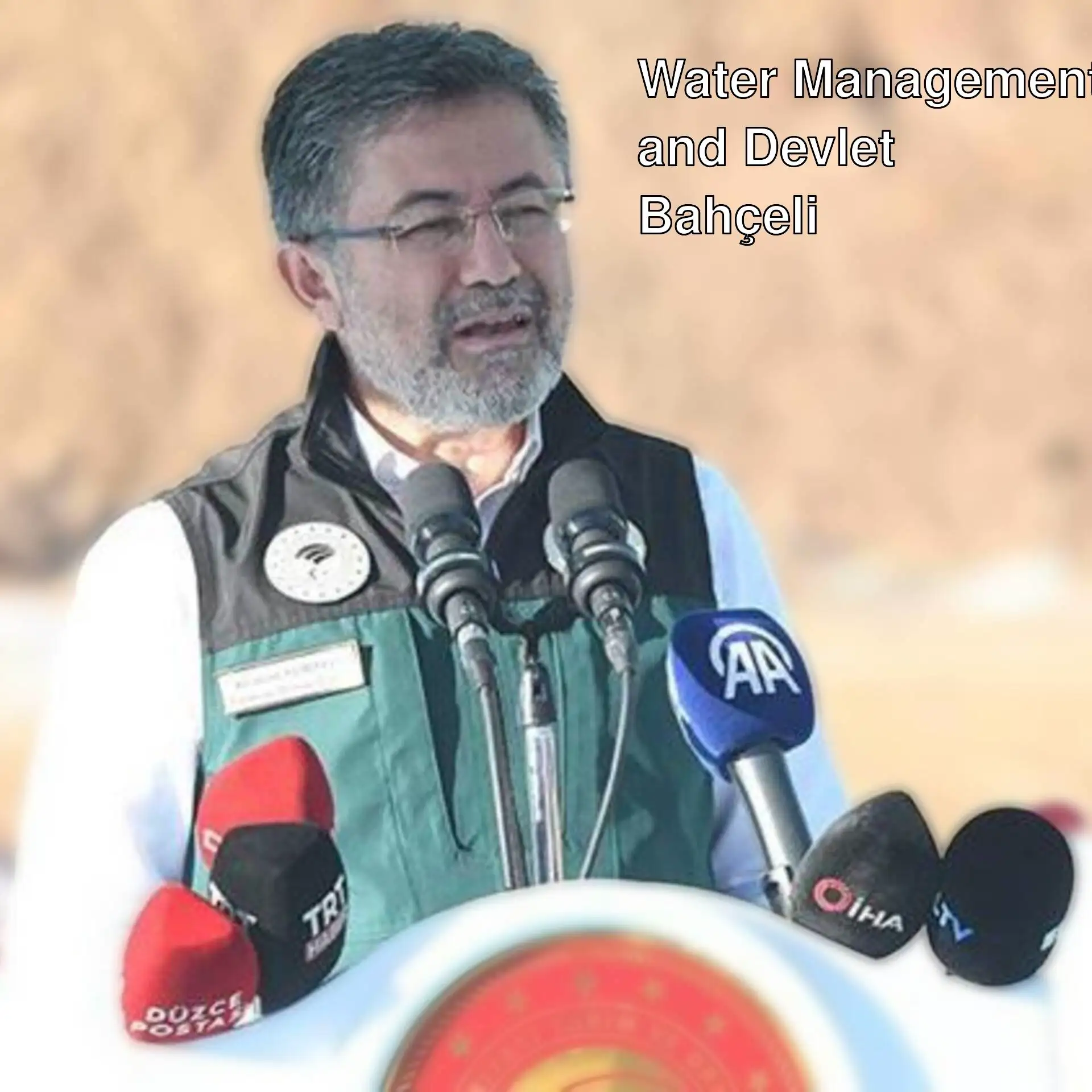 Minister Yumaklı speaks about water management. Minister Yumaklı speaks about water management.