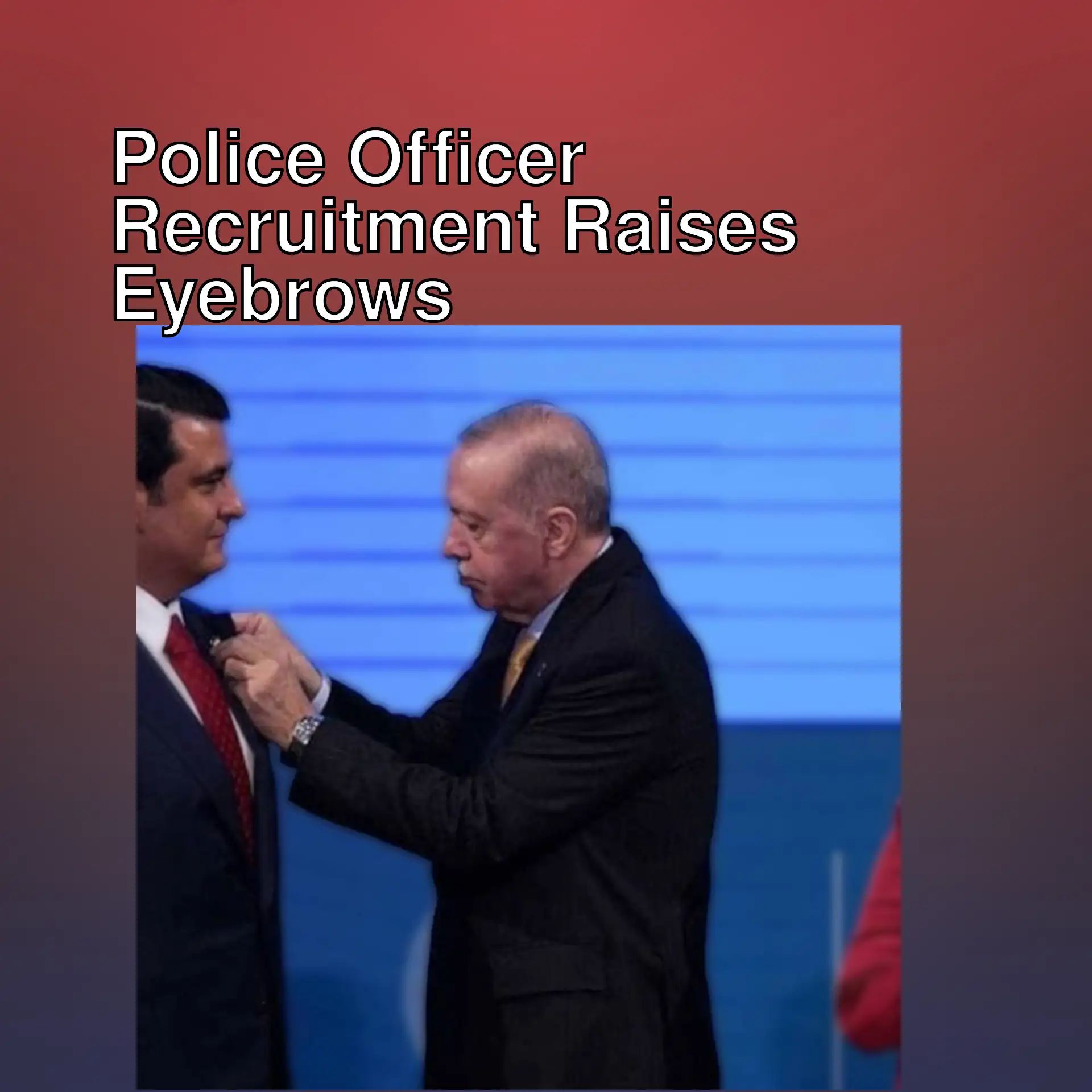 A man adjusting another man's tie. A man adjusting another man's tie.