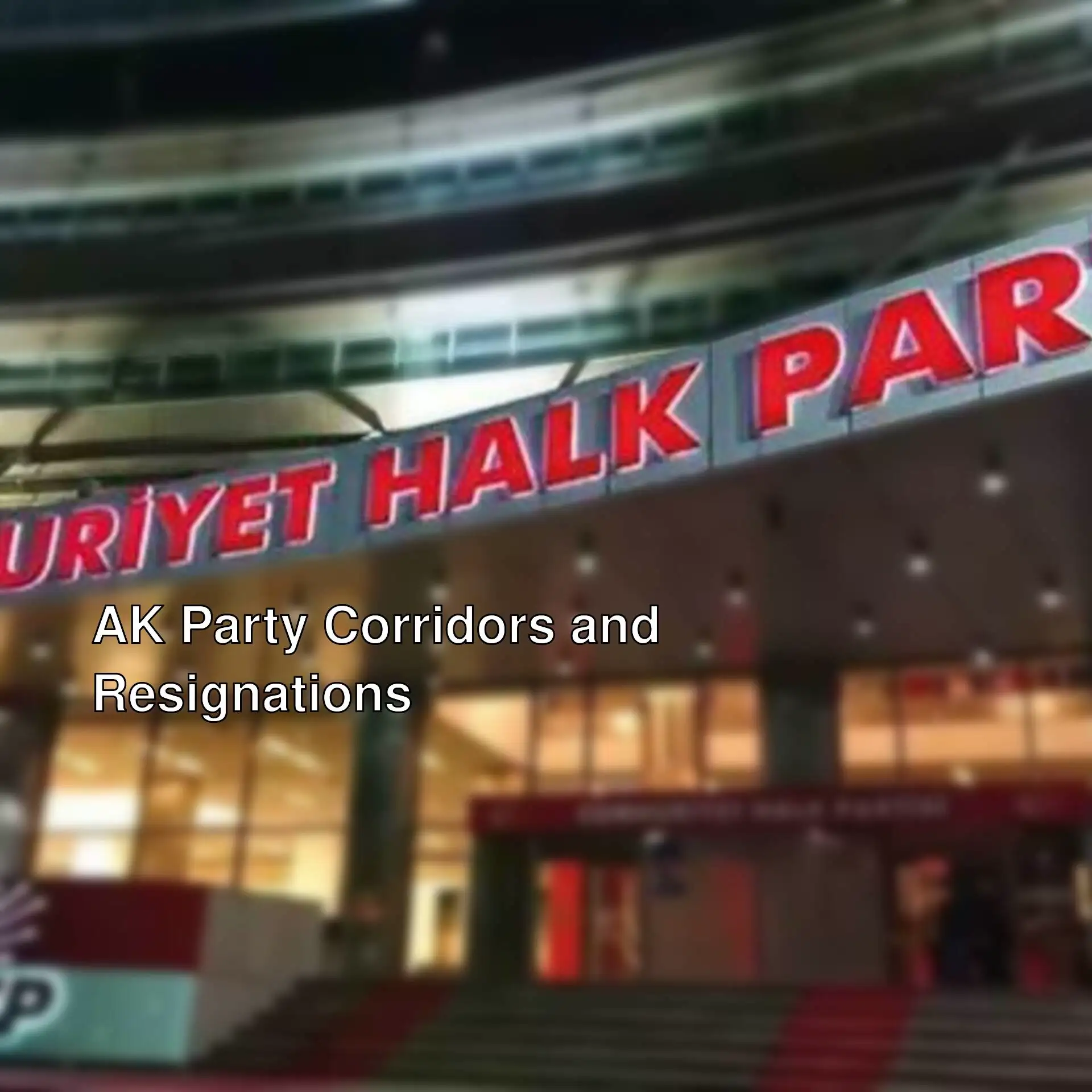 An image related to the resignation news from CHP. An image related to the resignation news from CHP.