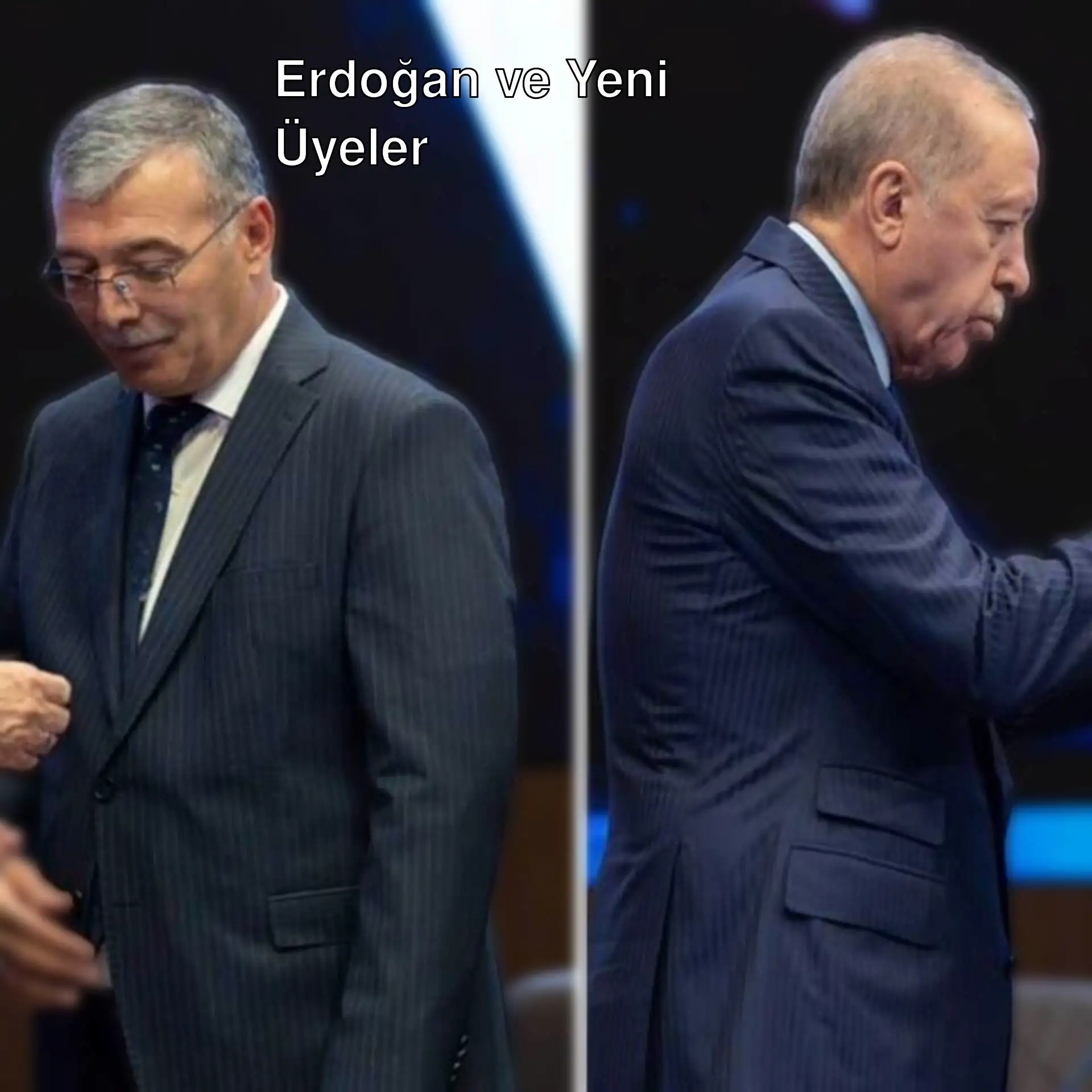 Cumhurbaşkanı Erdoğan, yeni katılan belediye başkanlarına rozet takıyor. Cumhurbaşkanı Erdoğan, yeni katılan belediye başkanlarına rozet takıyor.