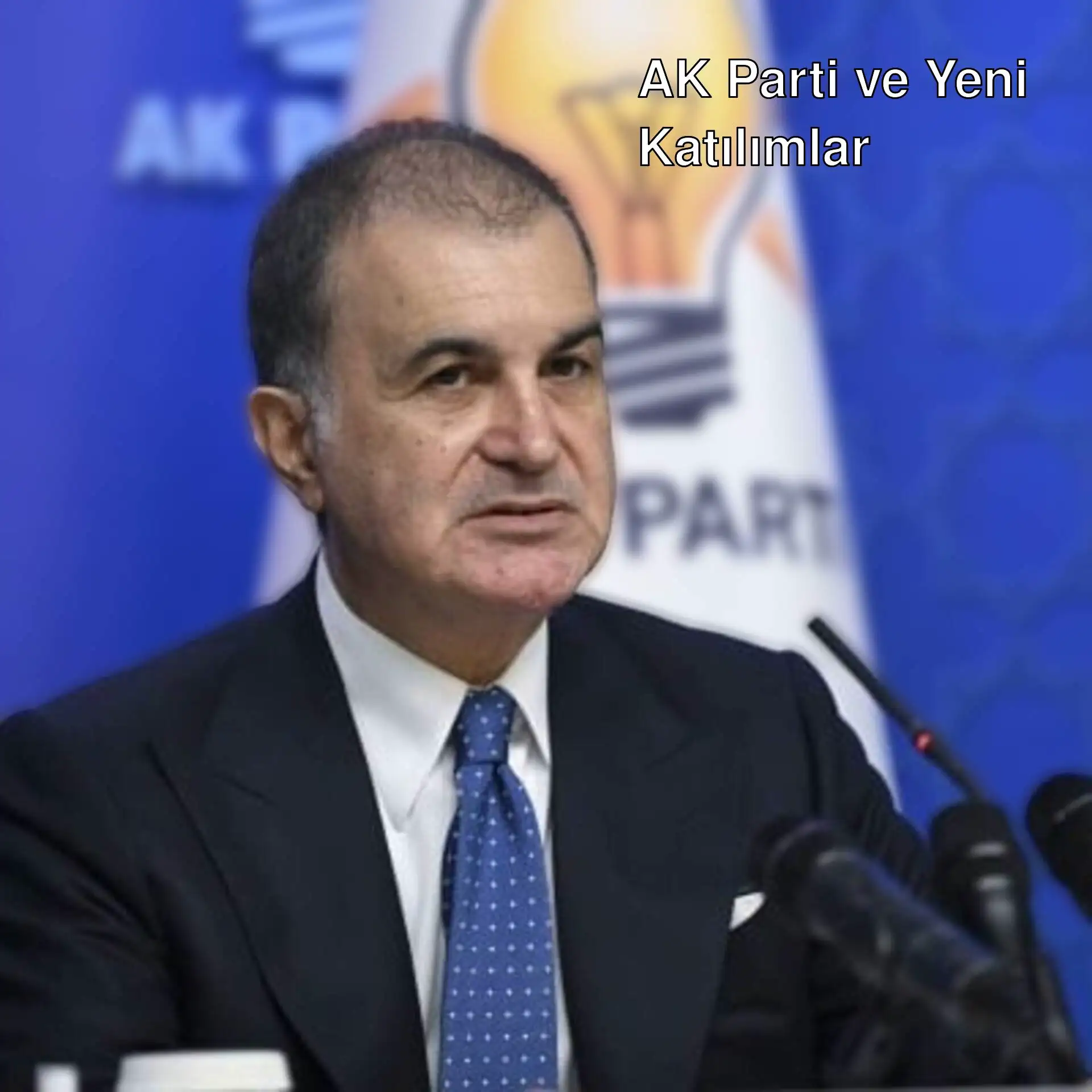 AK Parti'ye katılan bir adam.
