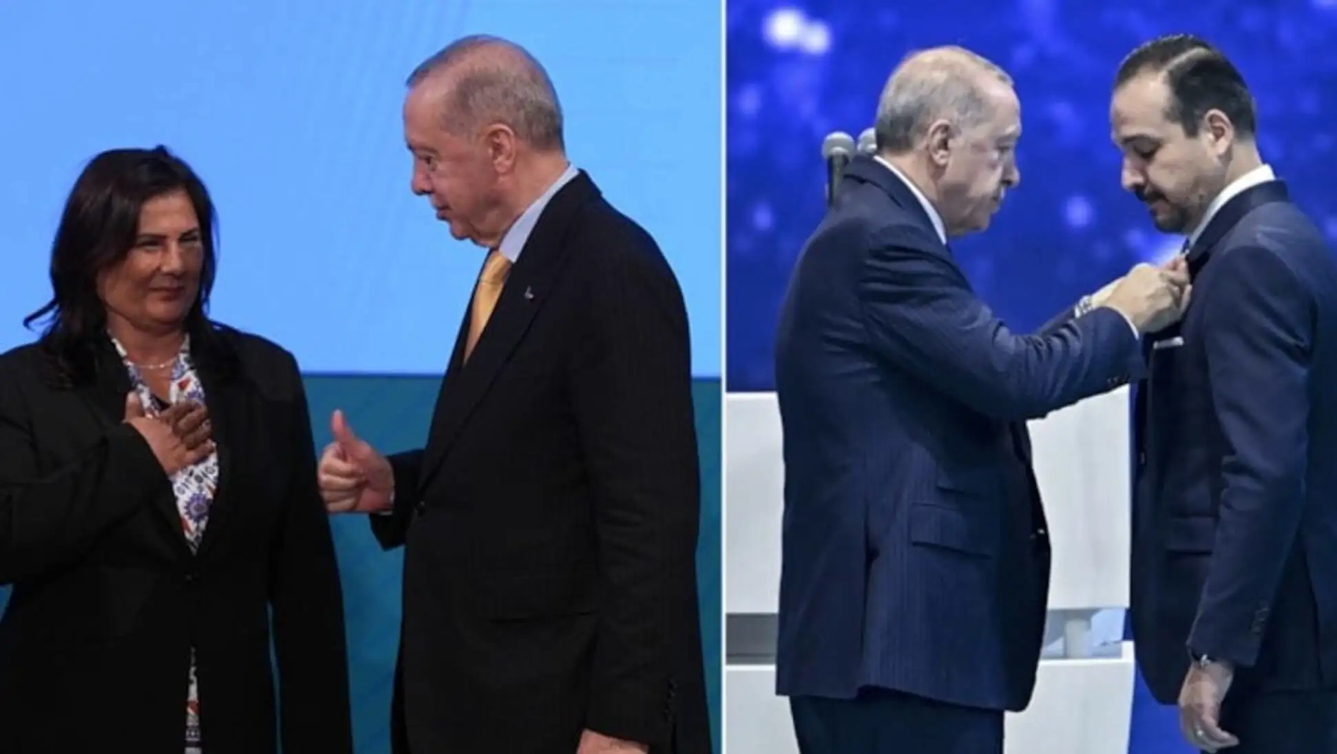 AK Parti'ye katılan bir adam.