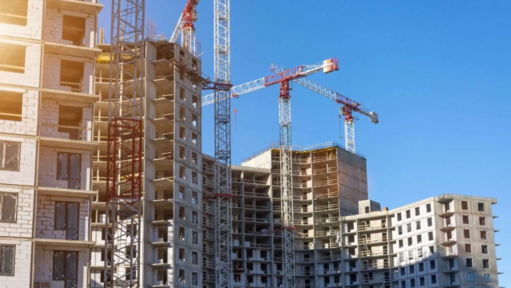 Social housing projects under construction in Kahramanmaraş.