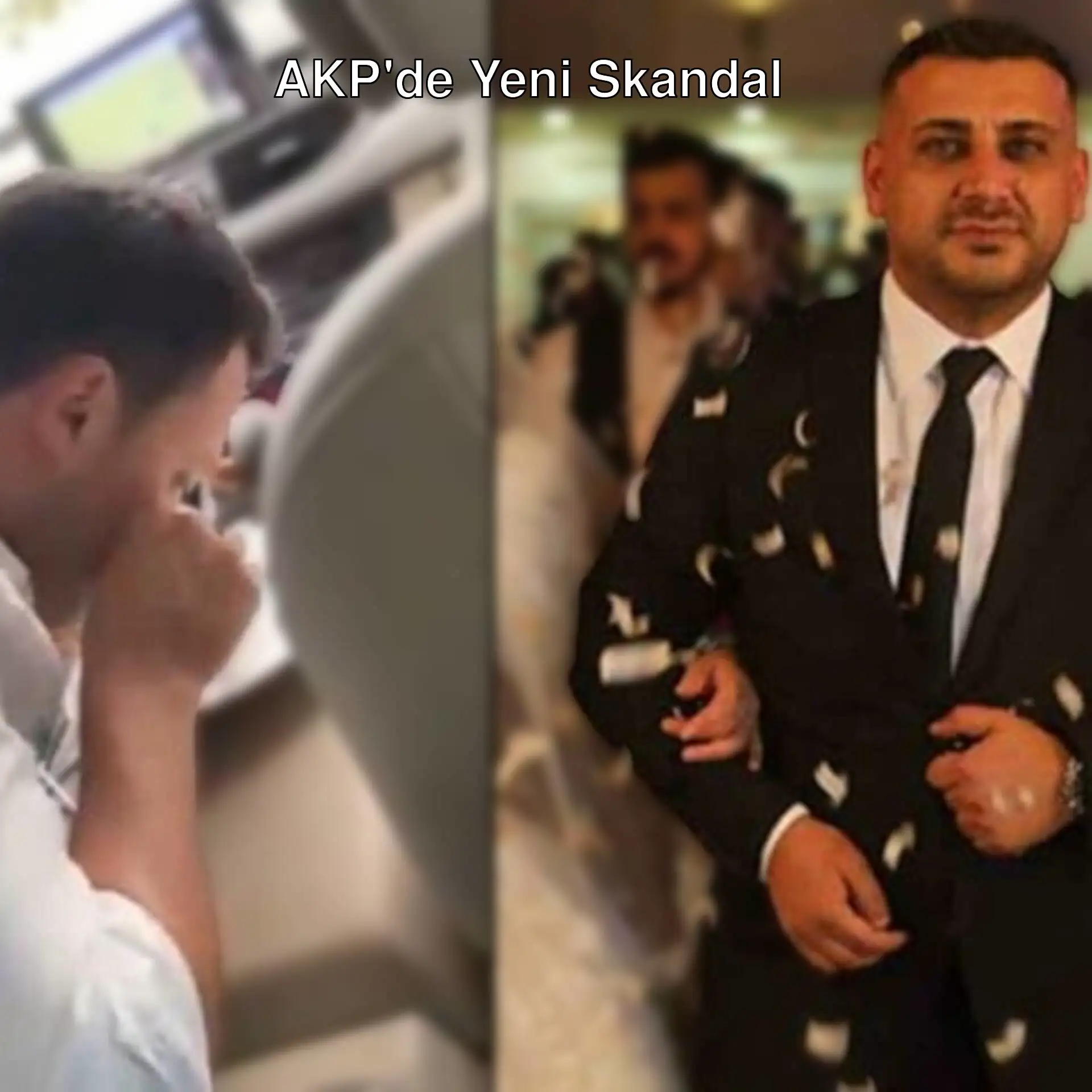 AKP'de pudra şekeri skandalı ile ilgili bir görüntü.
