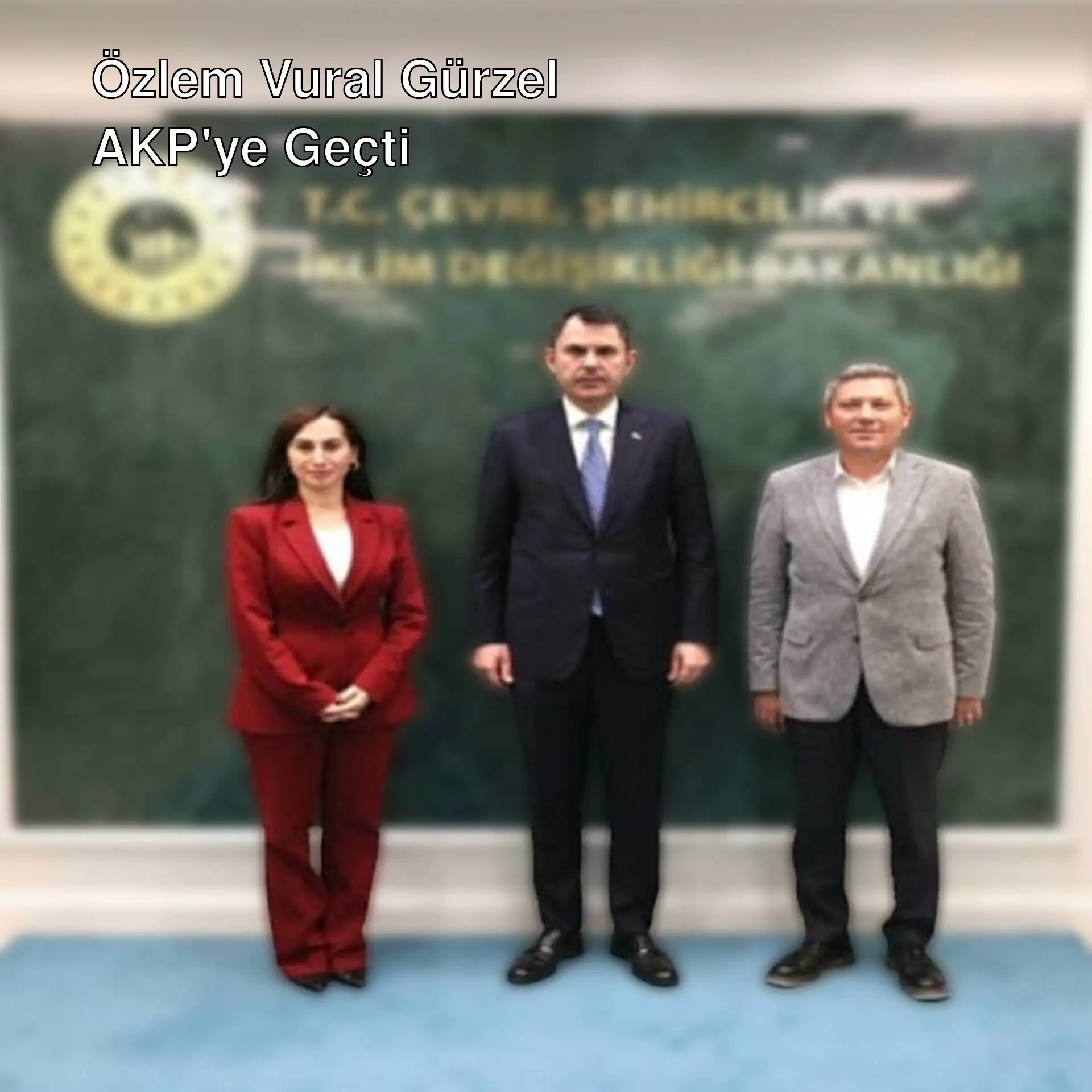Özlem Vural Gürzel AKP'ye katıldı.