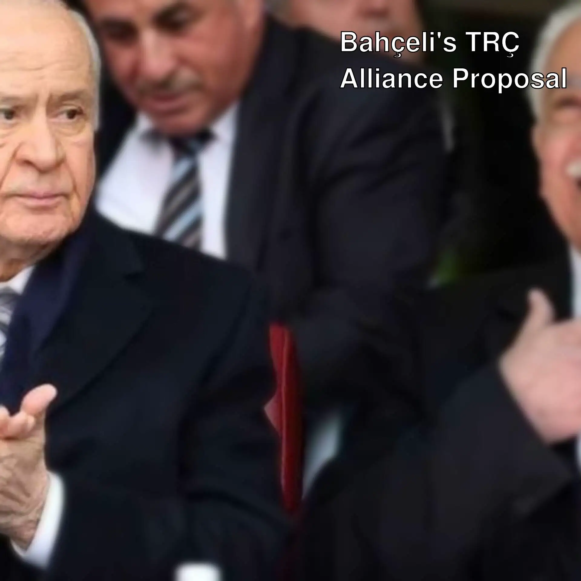 Devlet Bahçeli and his supporters