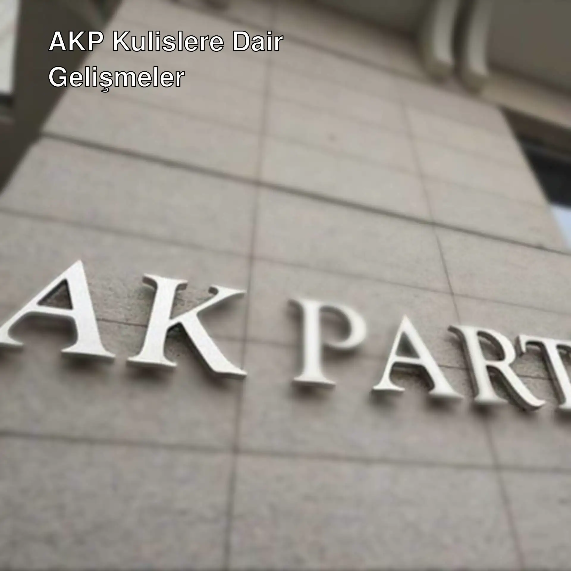 AKP'de istifalar sonrası yapılan açıklama.