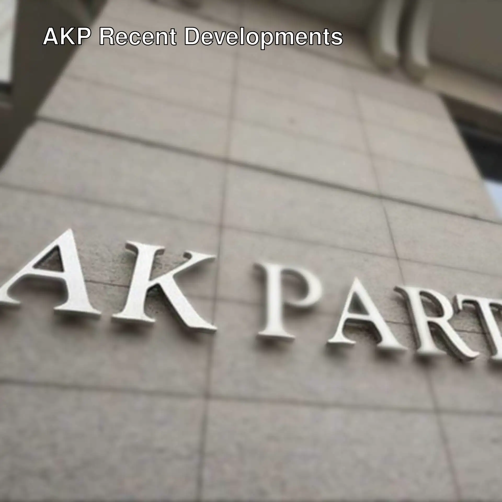 AKP's statement after resignations.