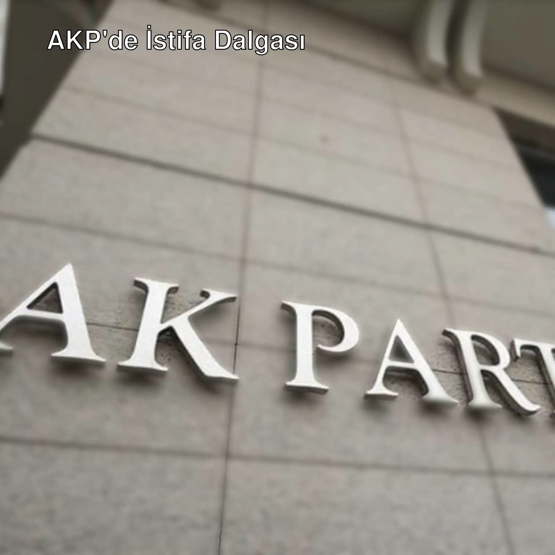 AKP'de istifa eden il başkanları ile ilgili bir görüntü.