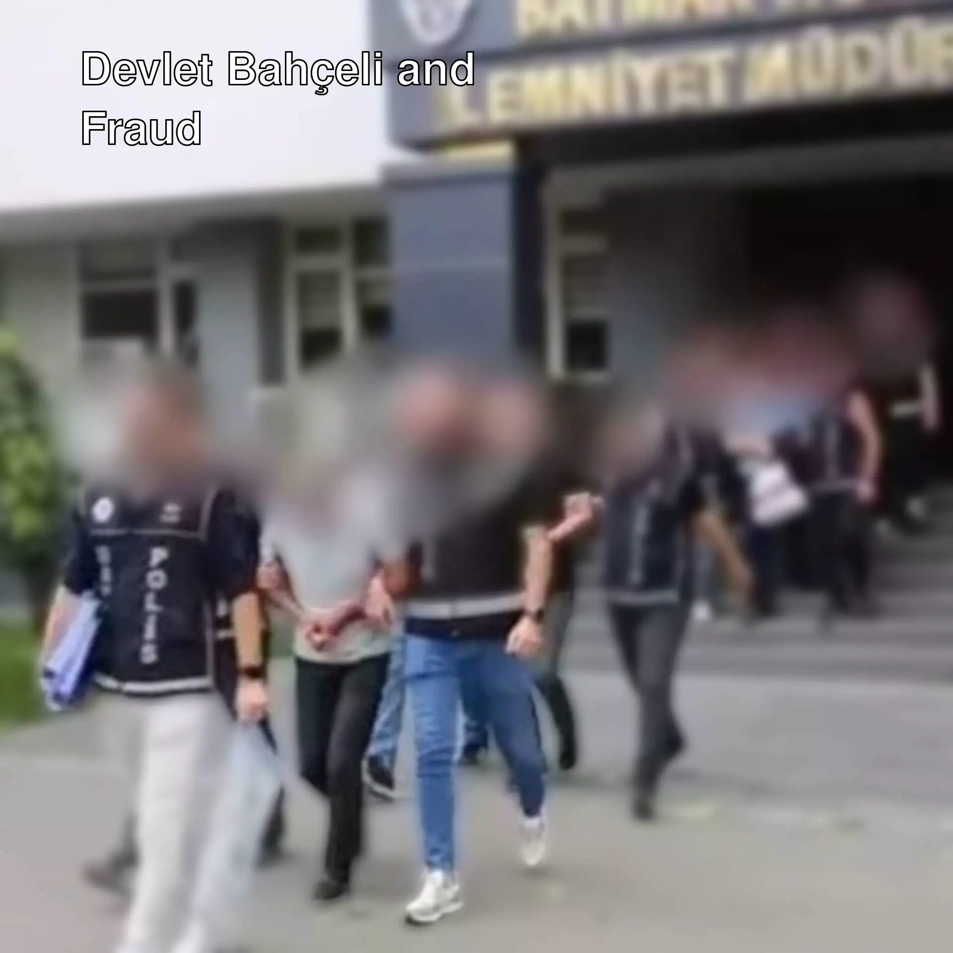 A group of people during a fraud operation.