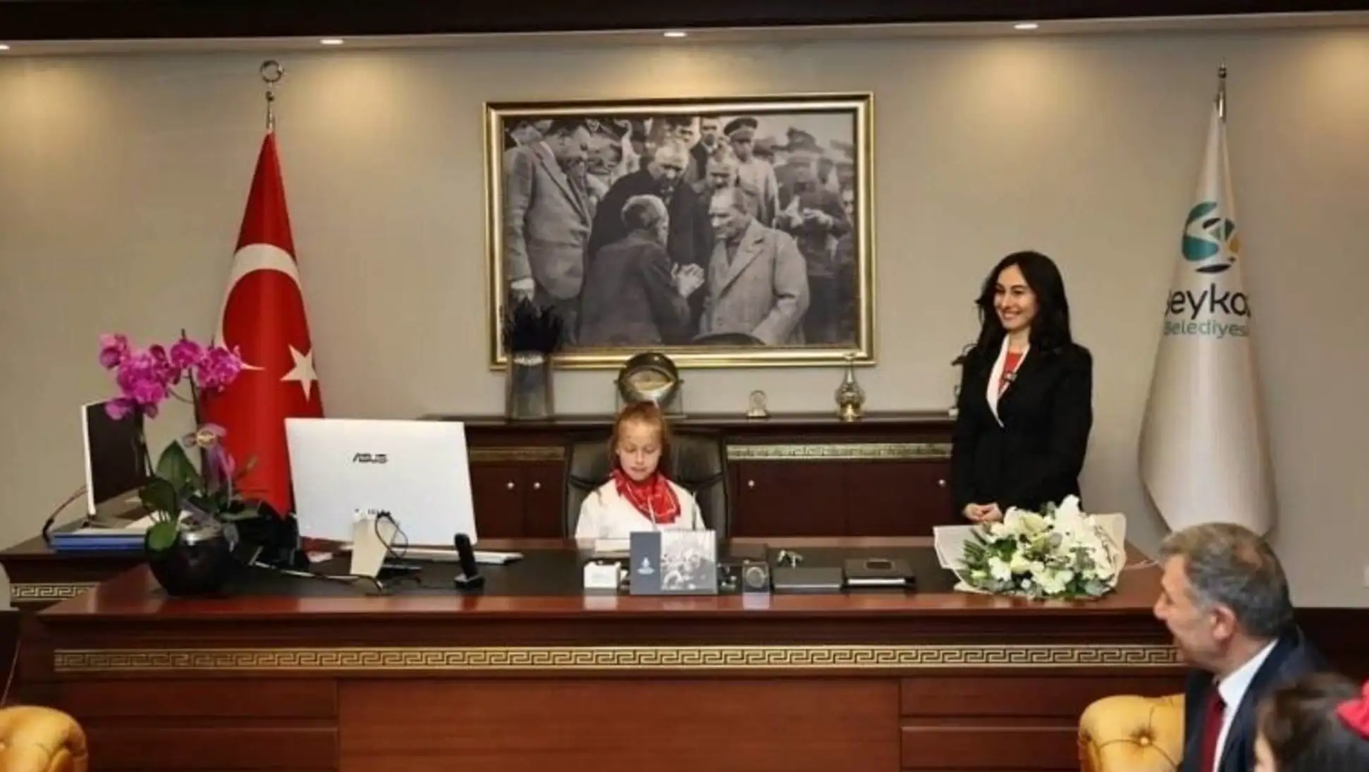 Özlem Vural Gürzel made changes in her office.