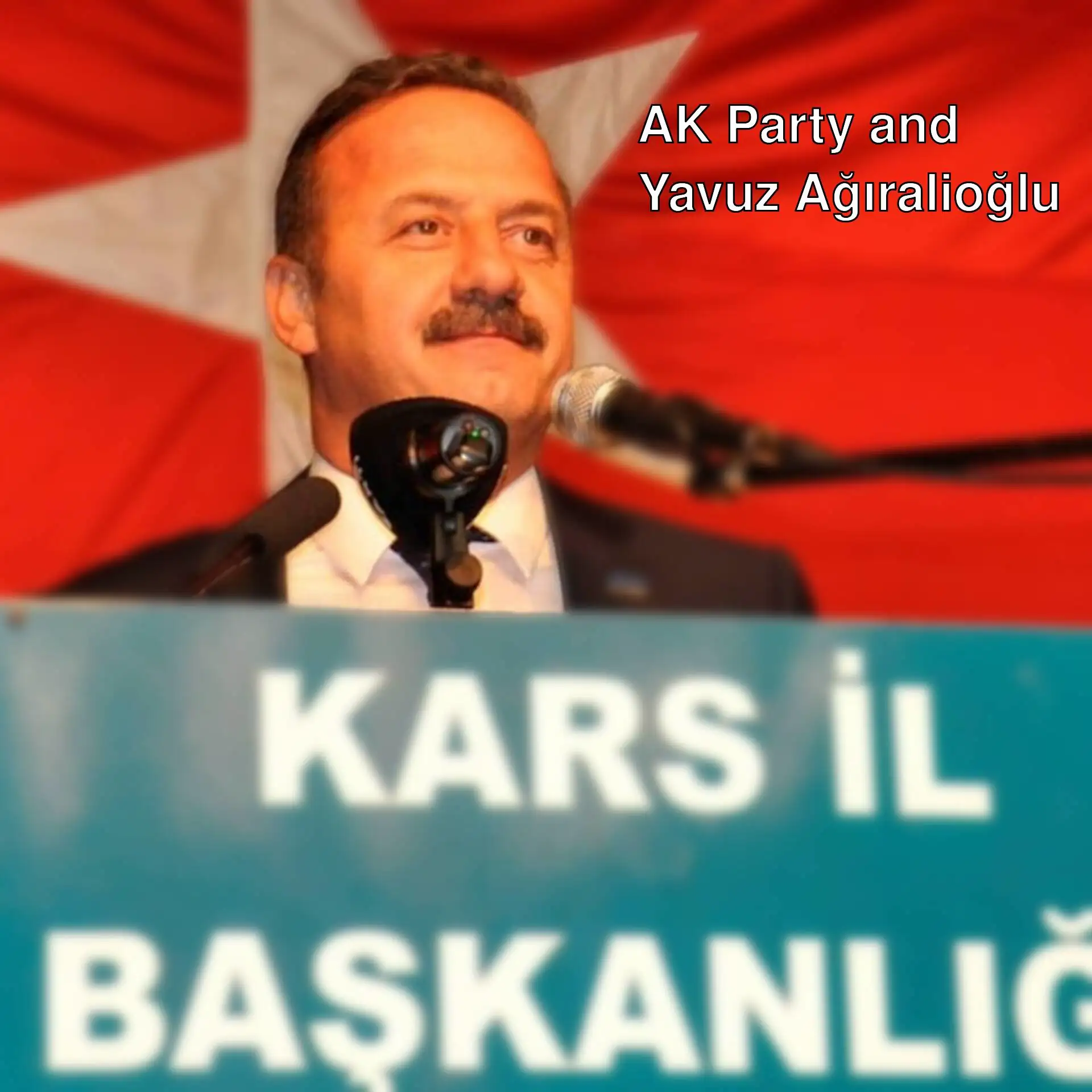 Yavuz Ağıralioğlu speaking at a press conference.