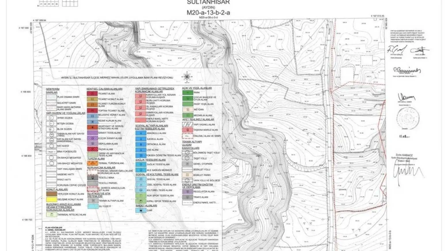Map related to zoning plans.